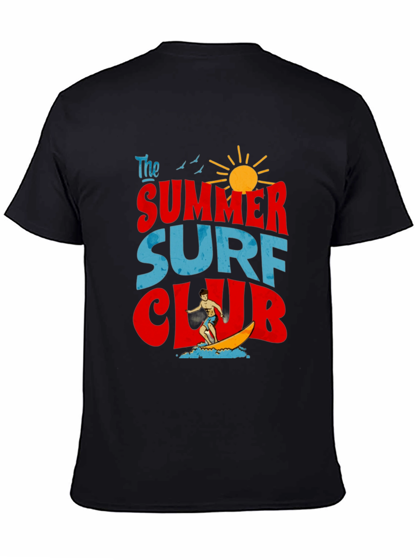 Summer Surf Club Graphic T-Shirt - Retro Beach Vibes