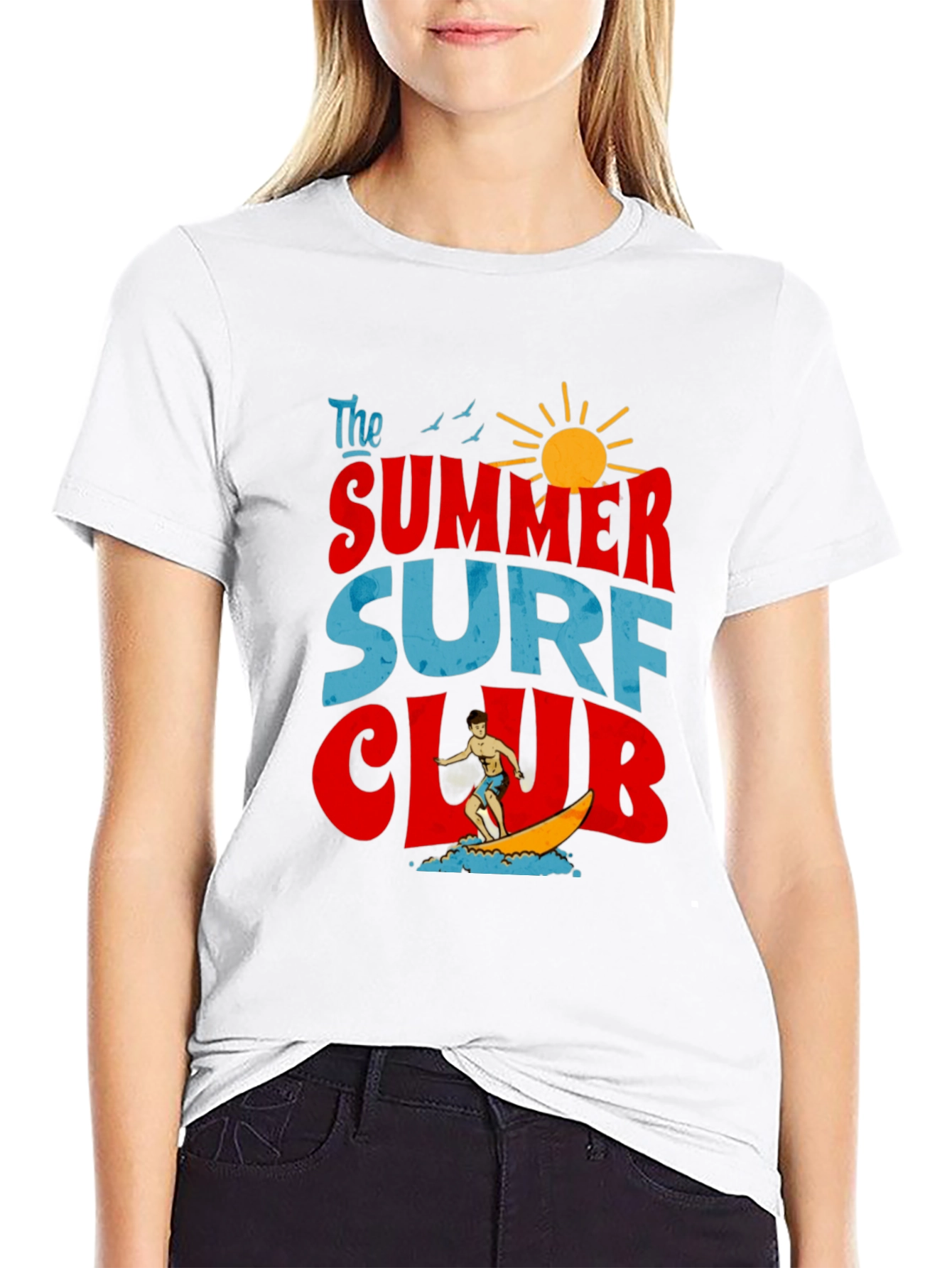 Summer Surf Club Graphic T-Shirt - Retro Beach Vibes