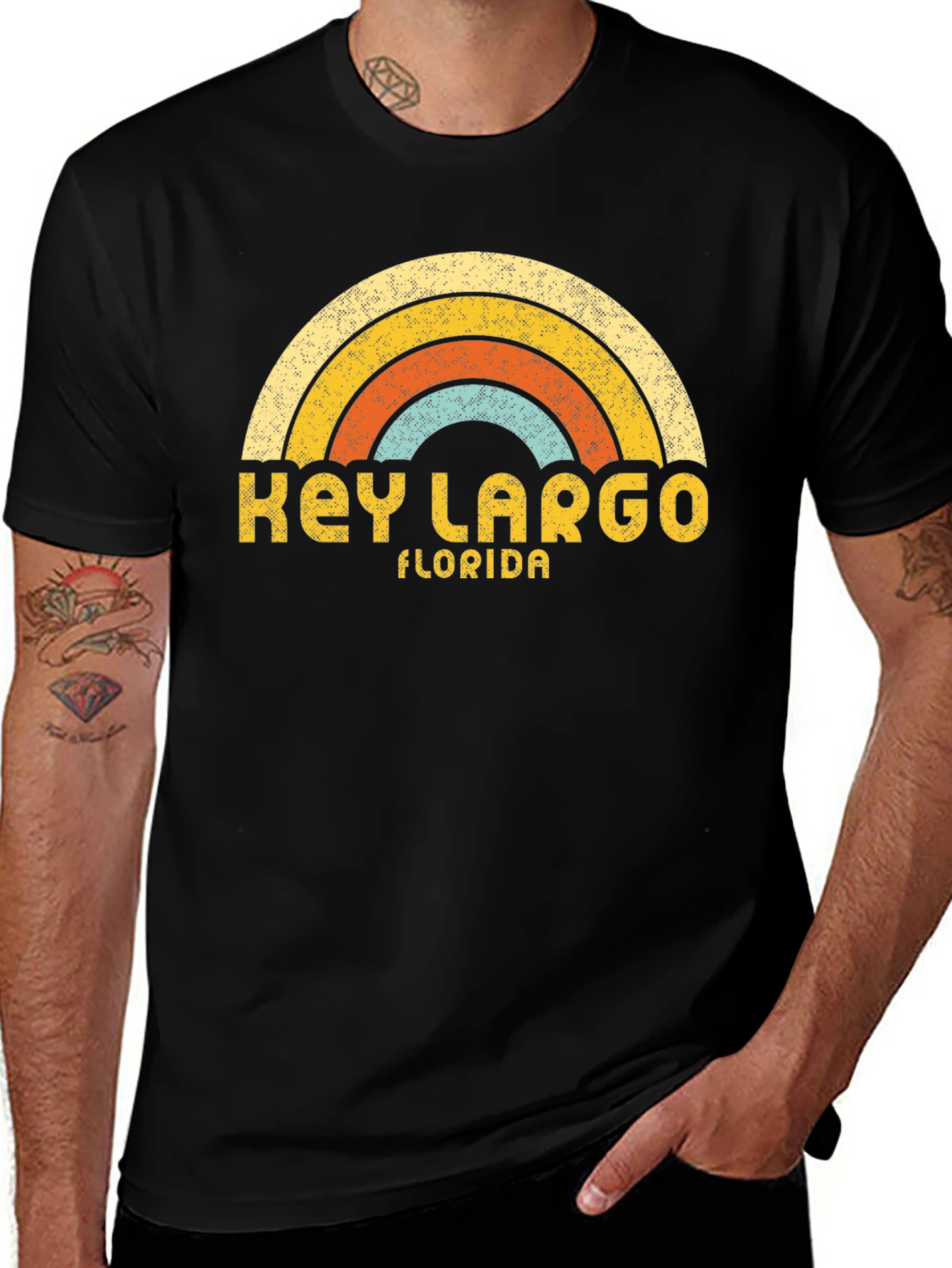 Key Largo Florida Rainbow T-Shirt