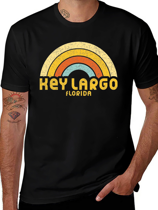 Key Largo Florida Rainbow T-Shirt
