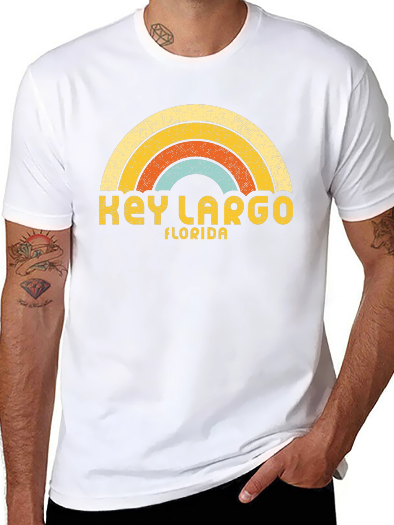 Key Largo Florida Rainbow T-Shirt