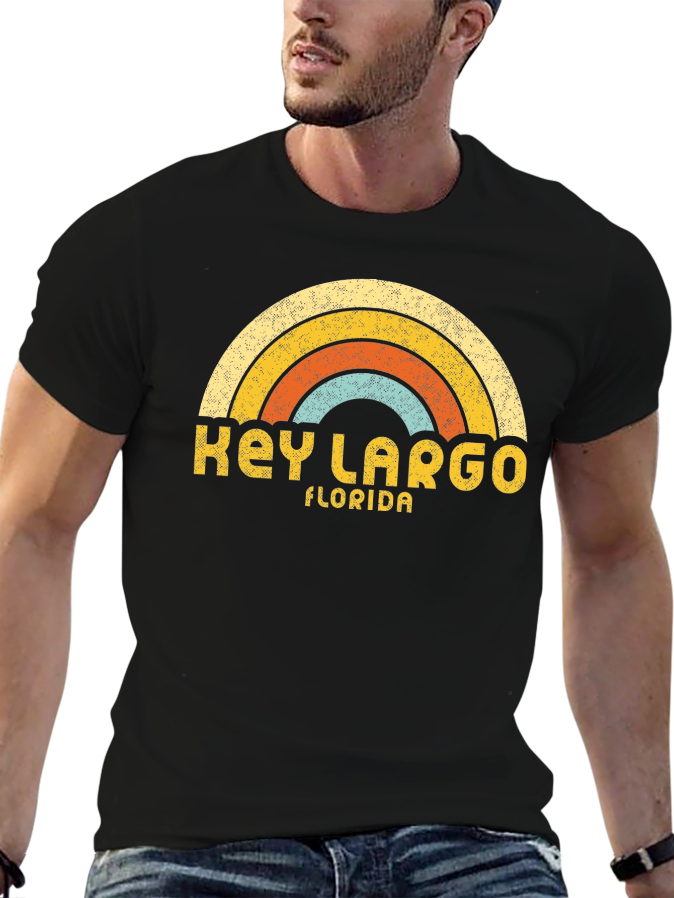 Key Largo Florida Rainbow T-Shirt