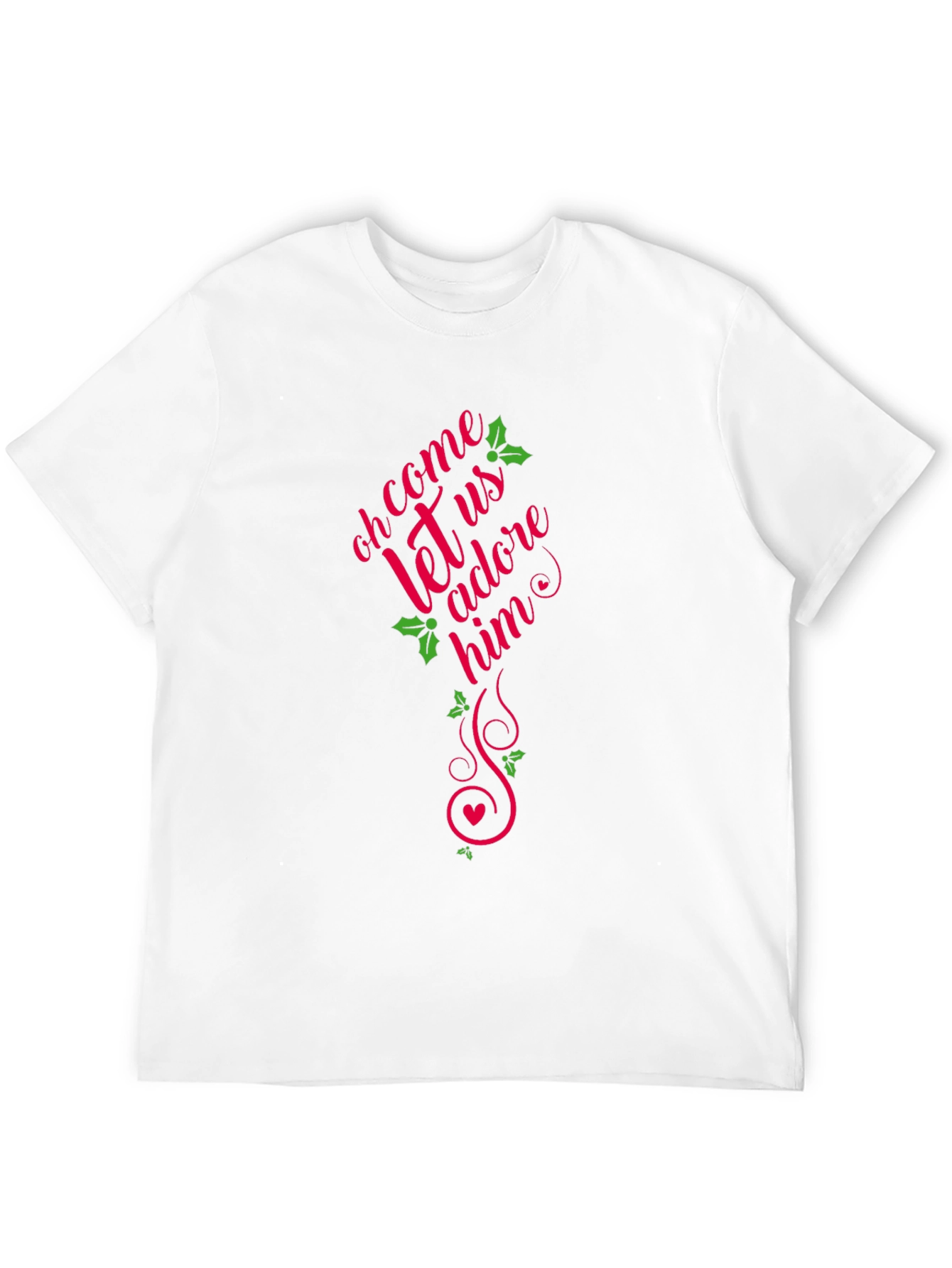 Oh Come Let Us Adore Him Christmas T-Shirt