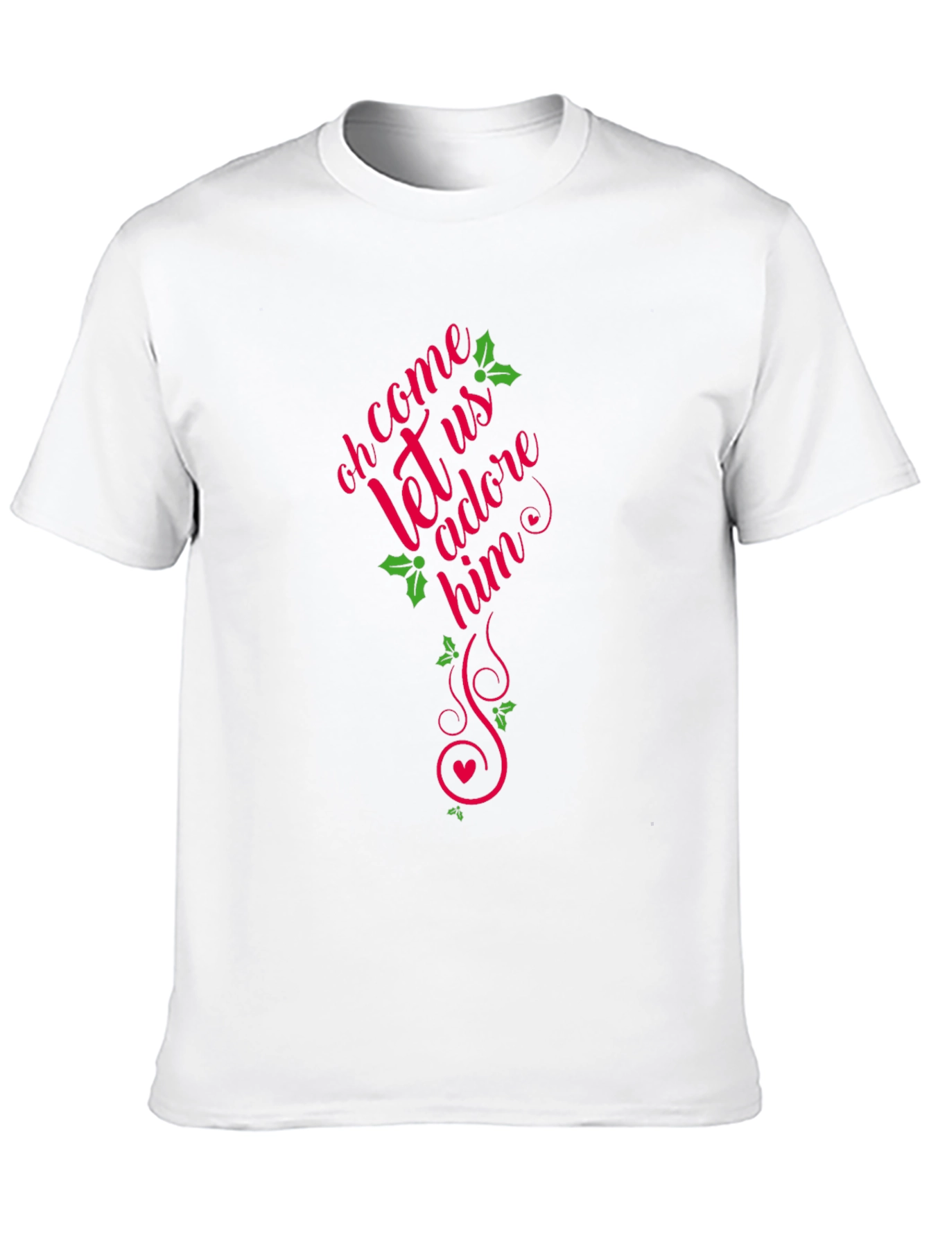 Oh Come Let Us Adore Him Christmas T-Shirt