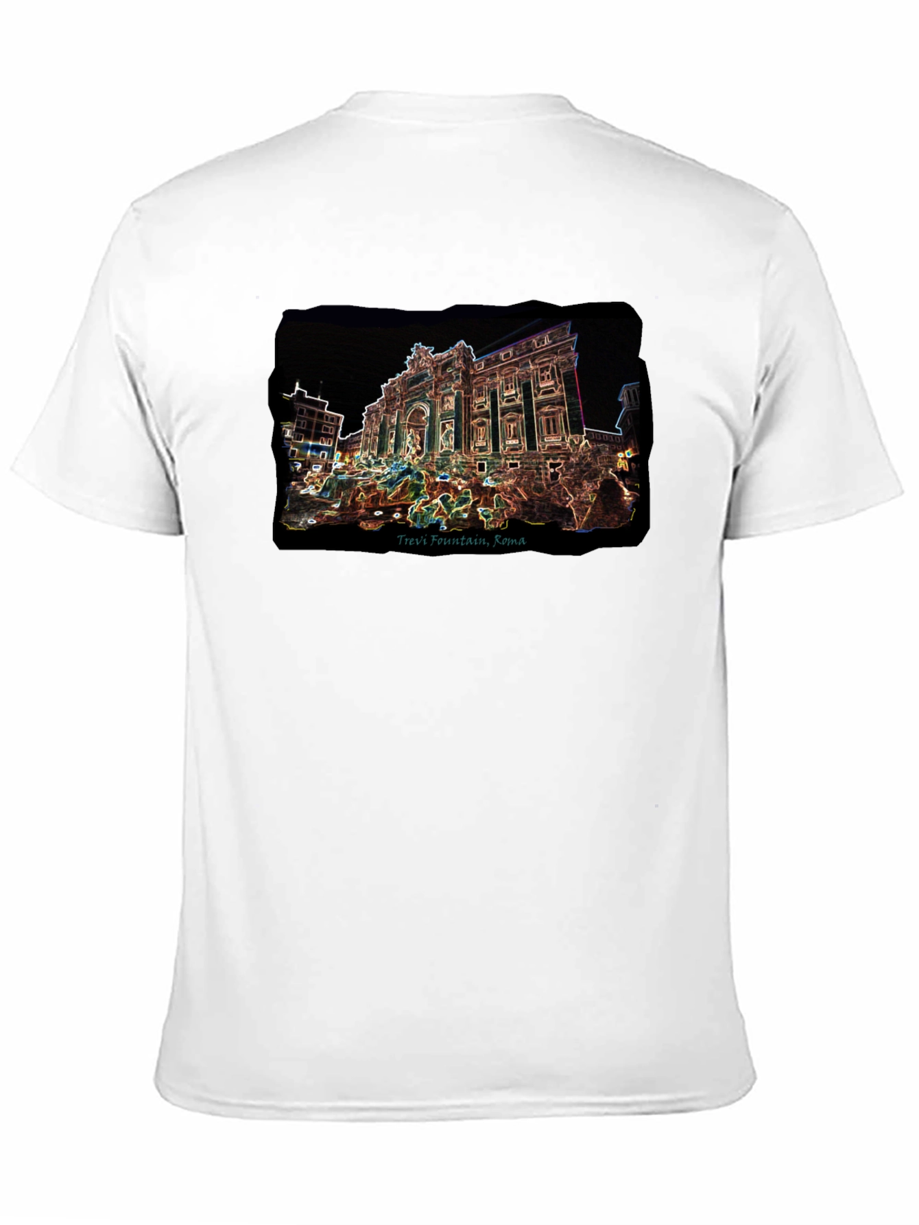 Trevi Fountain Rome Graphic T-Shirt