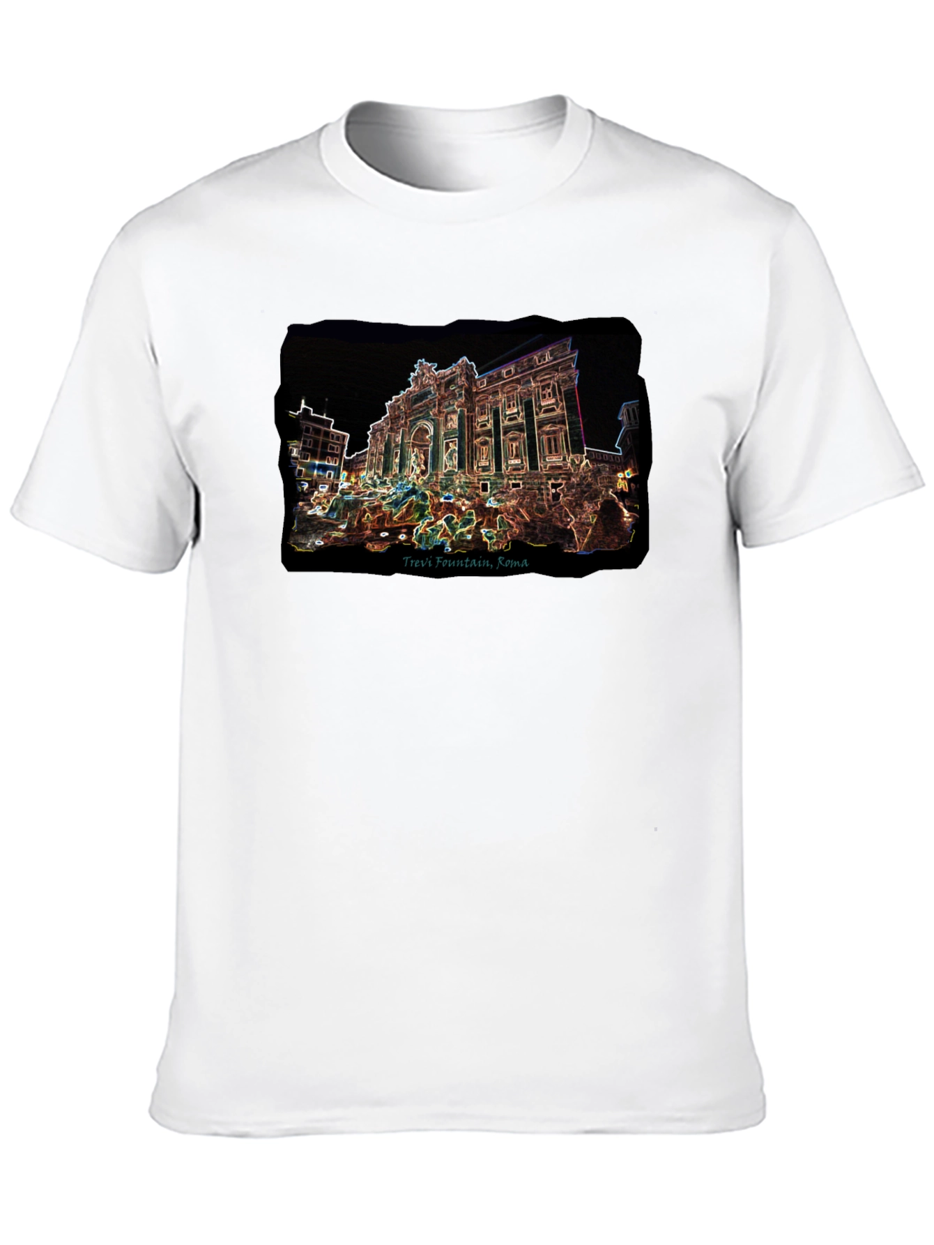 Trevi Fountain Rome Graphic T-Shirt