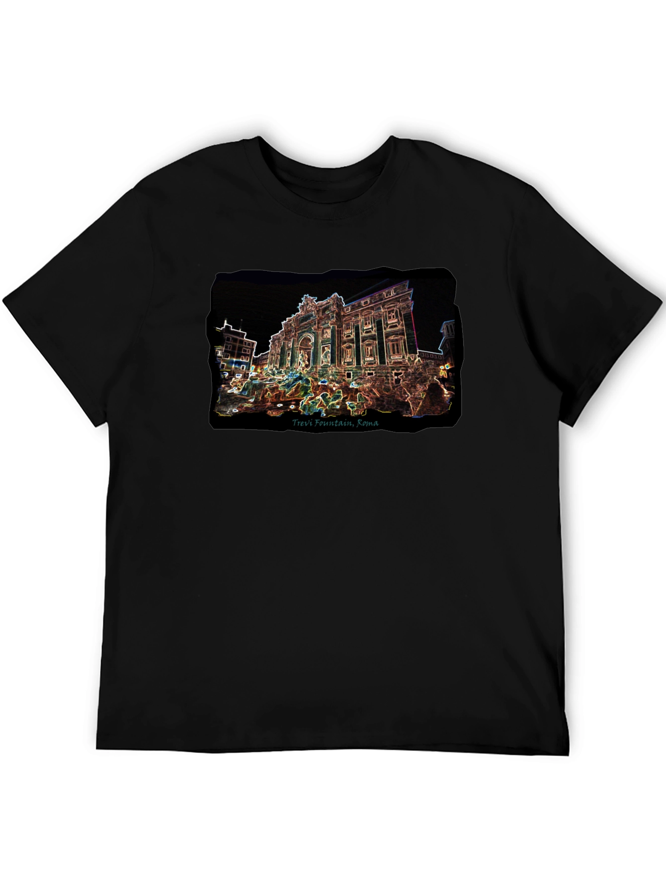 Trevi Fountain Rome Graphic T-Shirt