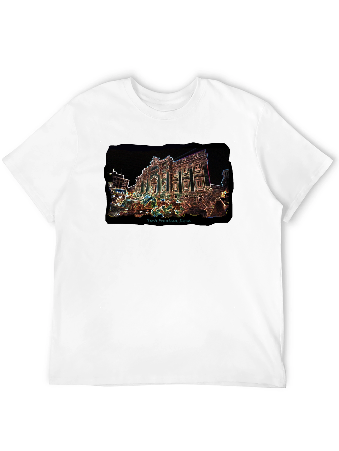 Trevi Fountain Rome Graphic T-Shirt