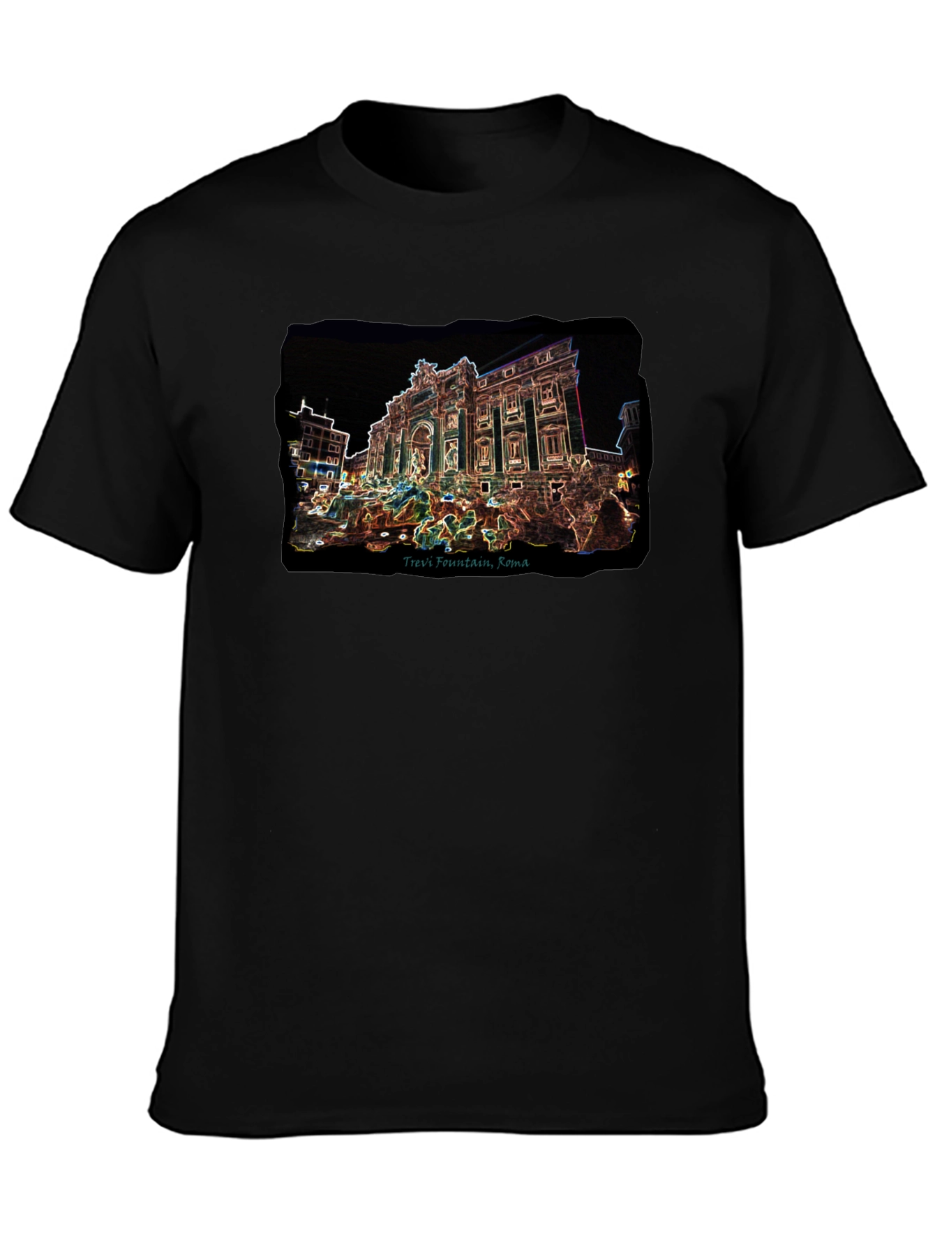 Trevi Fountain Rome Graphic T-Shirt