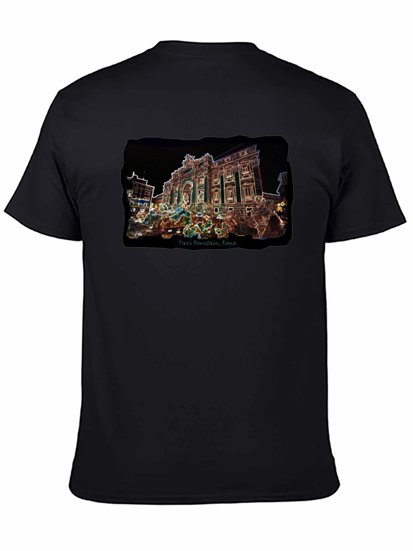 Trevi Fountain Rome Graphic T-Shirt
