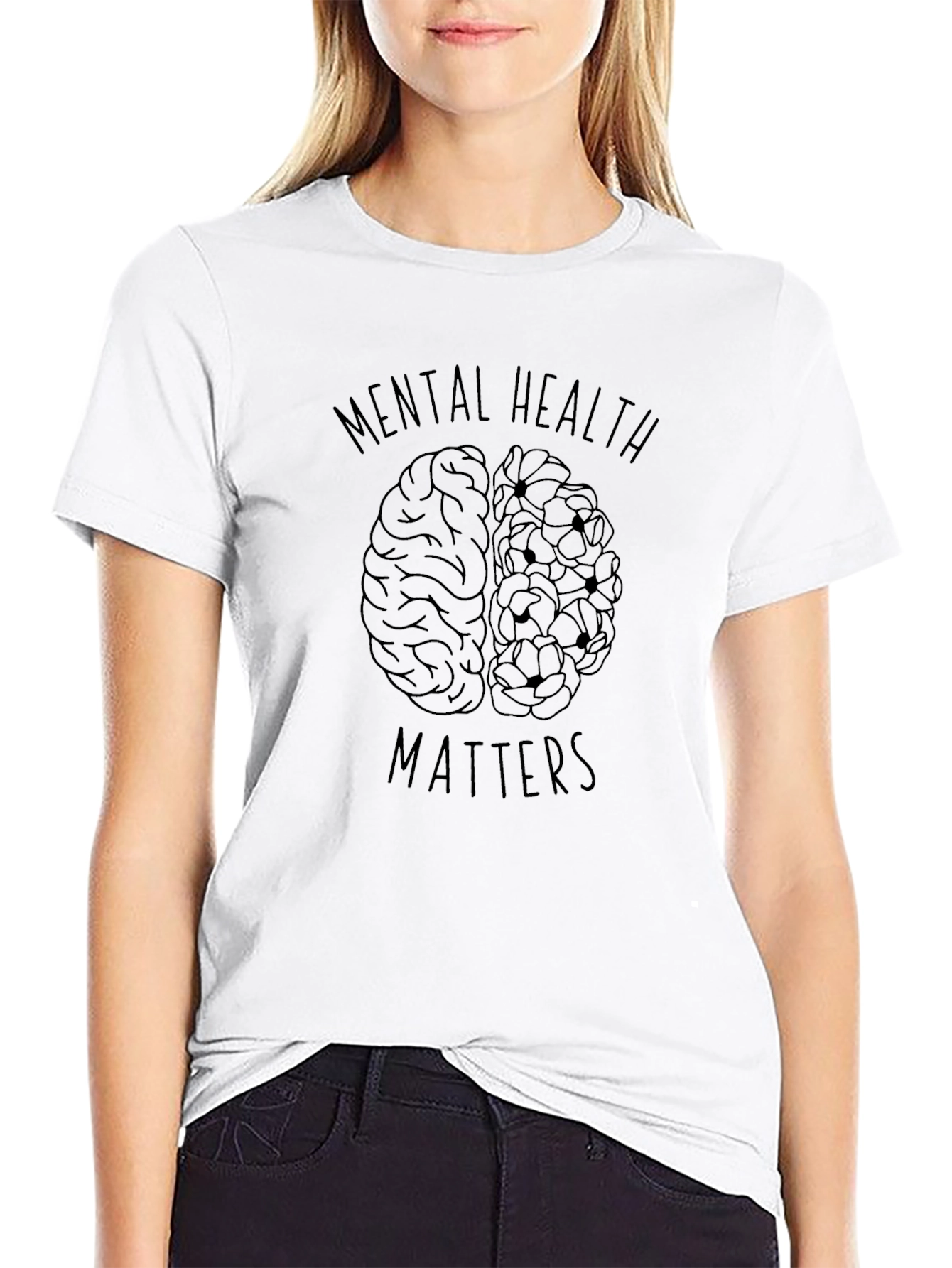Mental Health Matters Brain T-Shirt