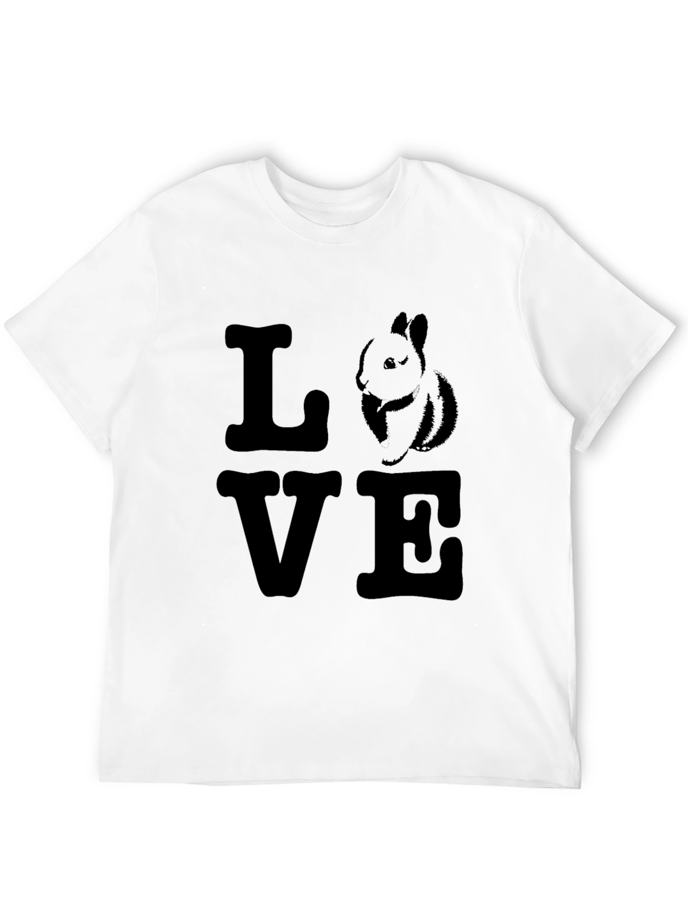 Love Bunny Graphic Tee - Soft Cotton Blend