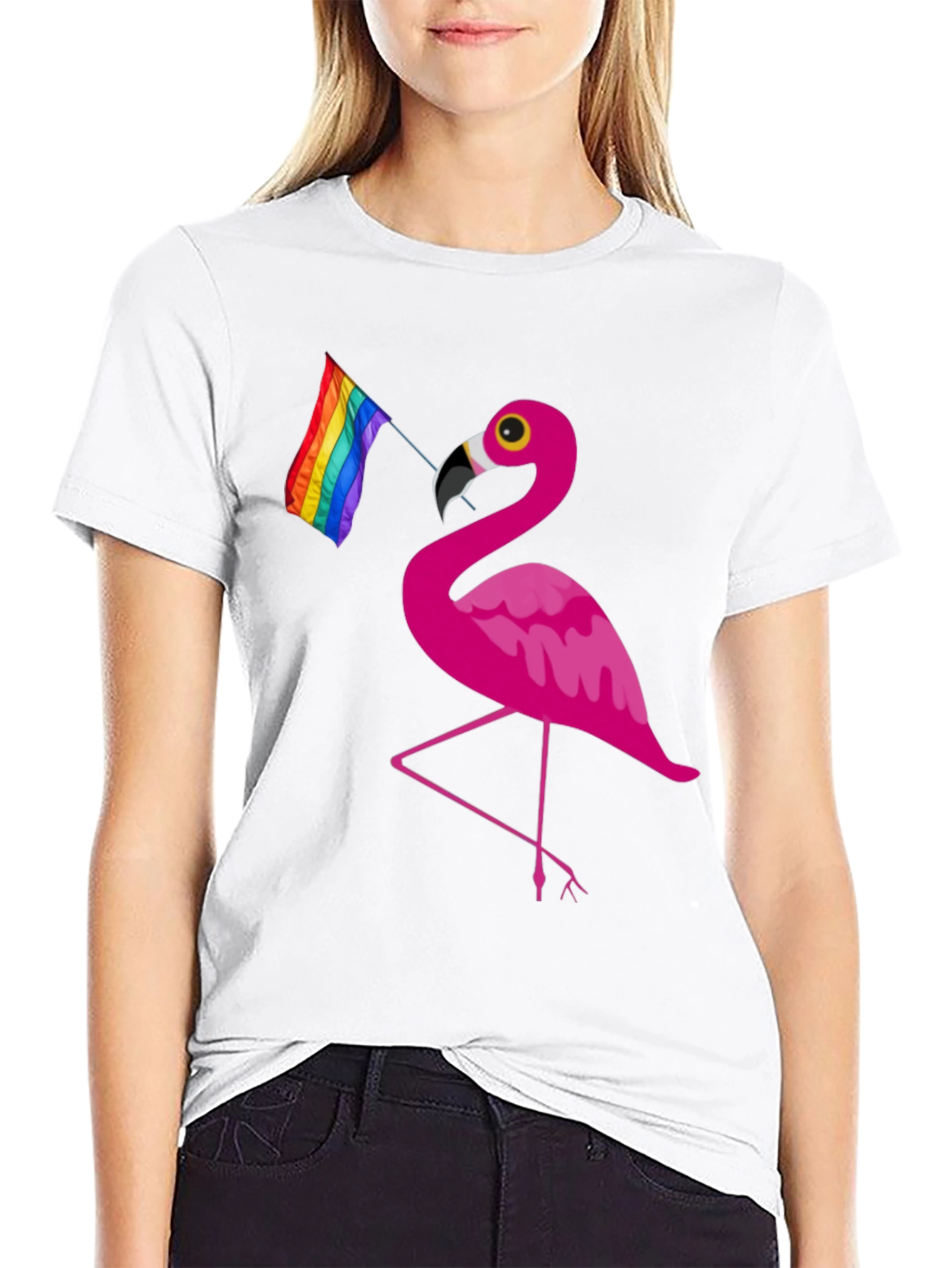 Flamingo LGBT Pride T-Shirt