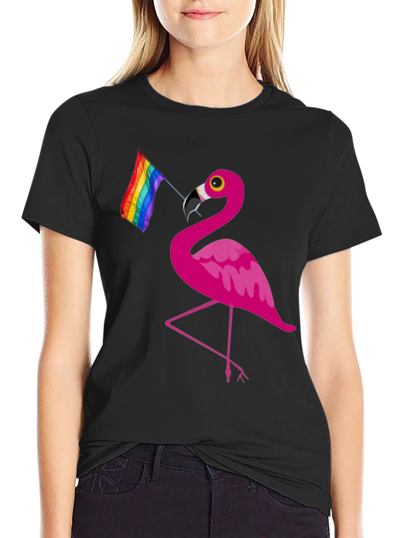 Flamingo LGBT Pride T-Shirt