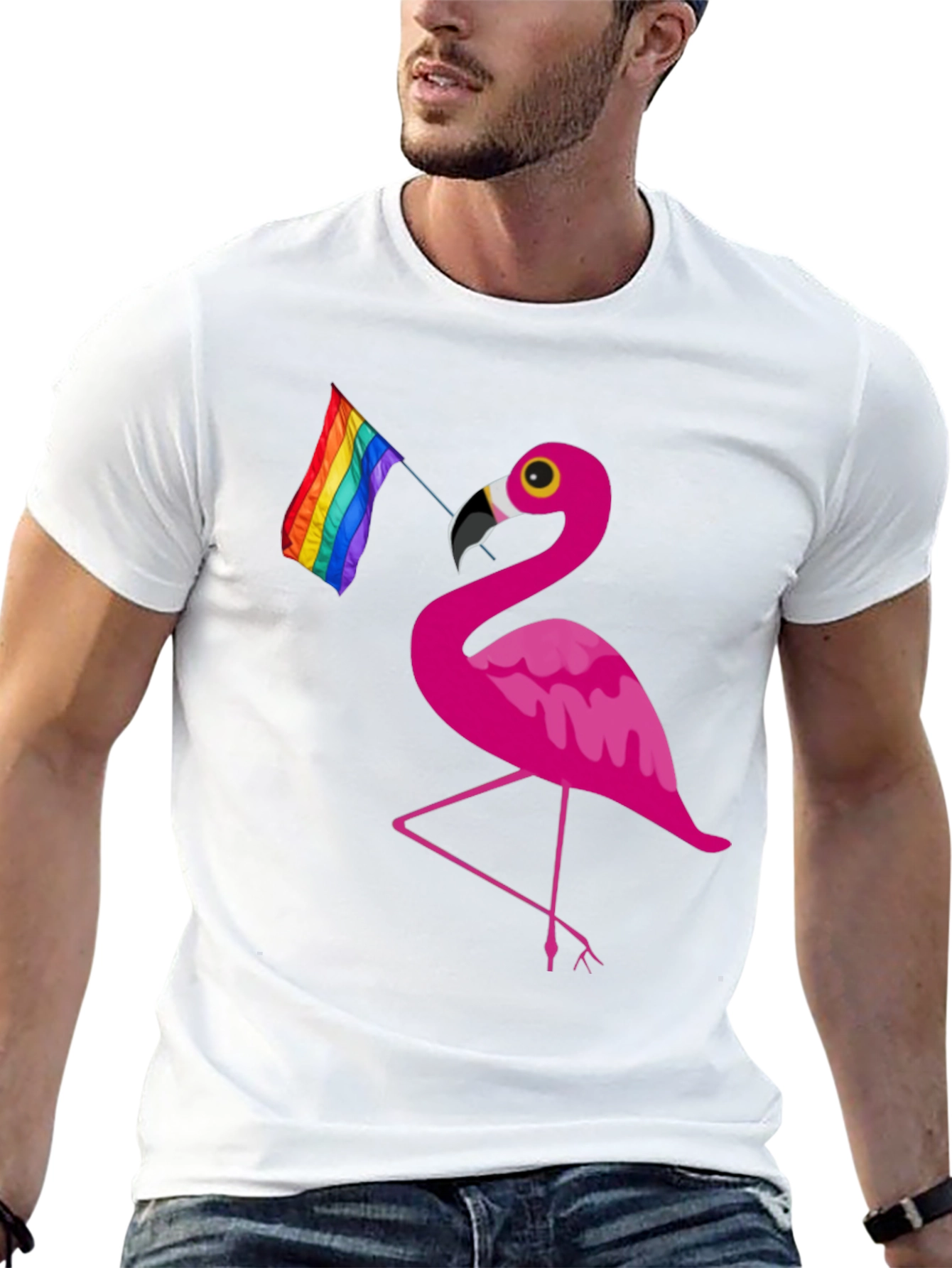 Flamingo LGBT Pride T-Shirt