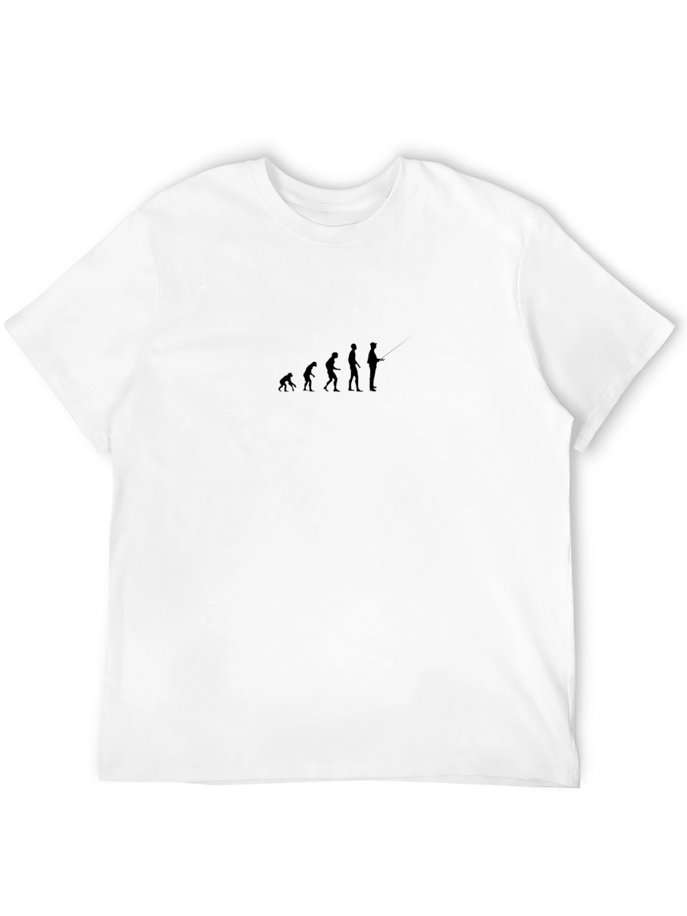 Evolution of Angler Black T-Shirt