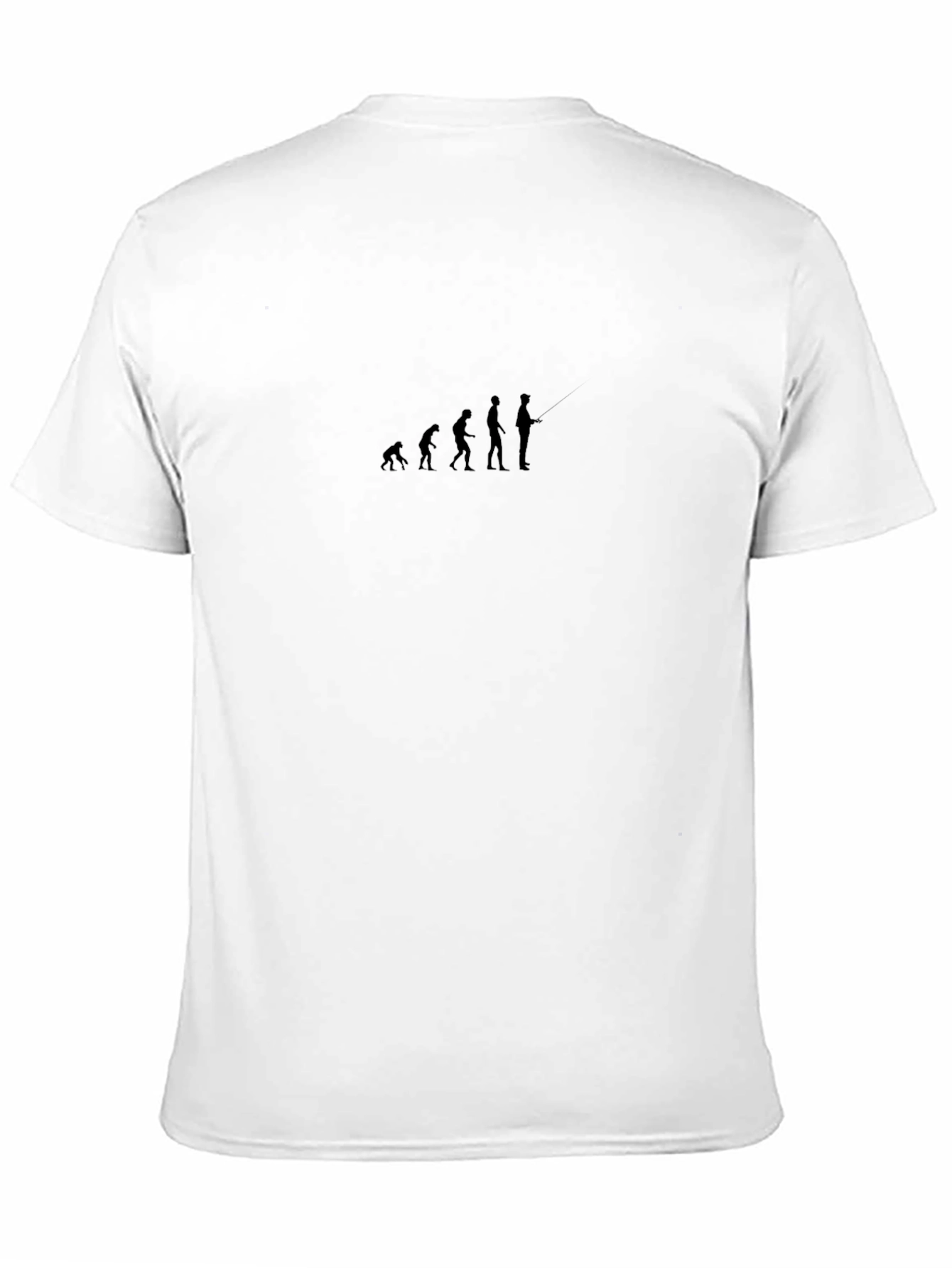 Evolution of Angler Black T-Shirt