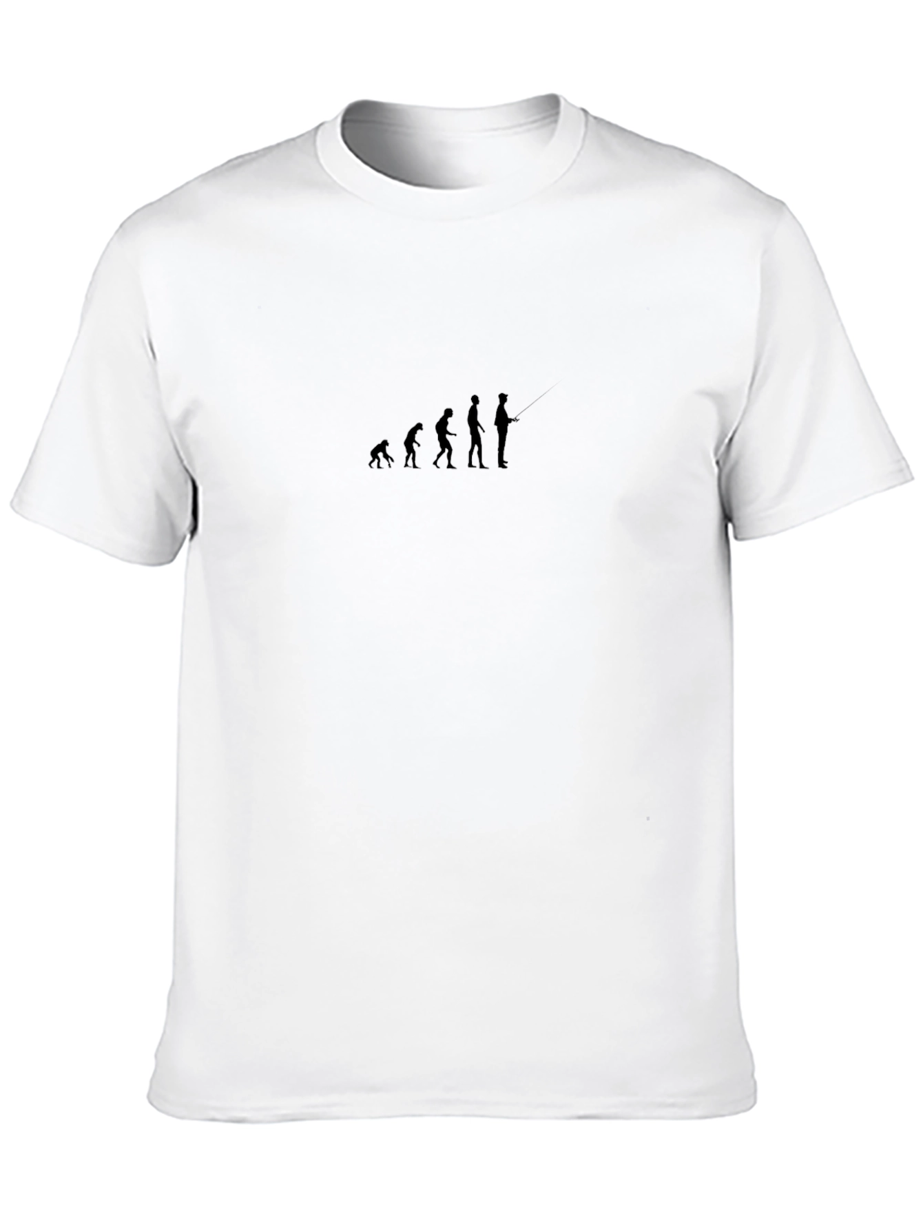 Evolution of Angler Black T-Shirt