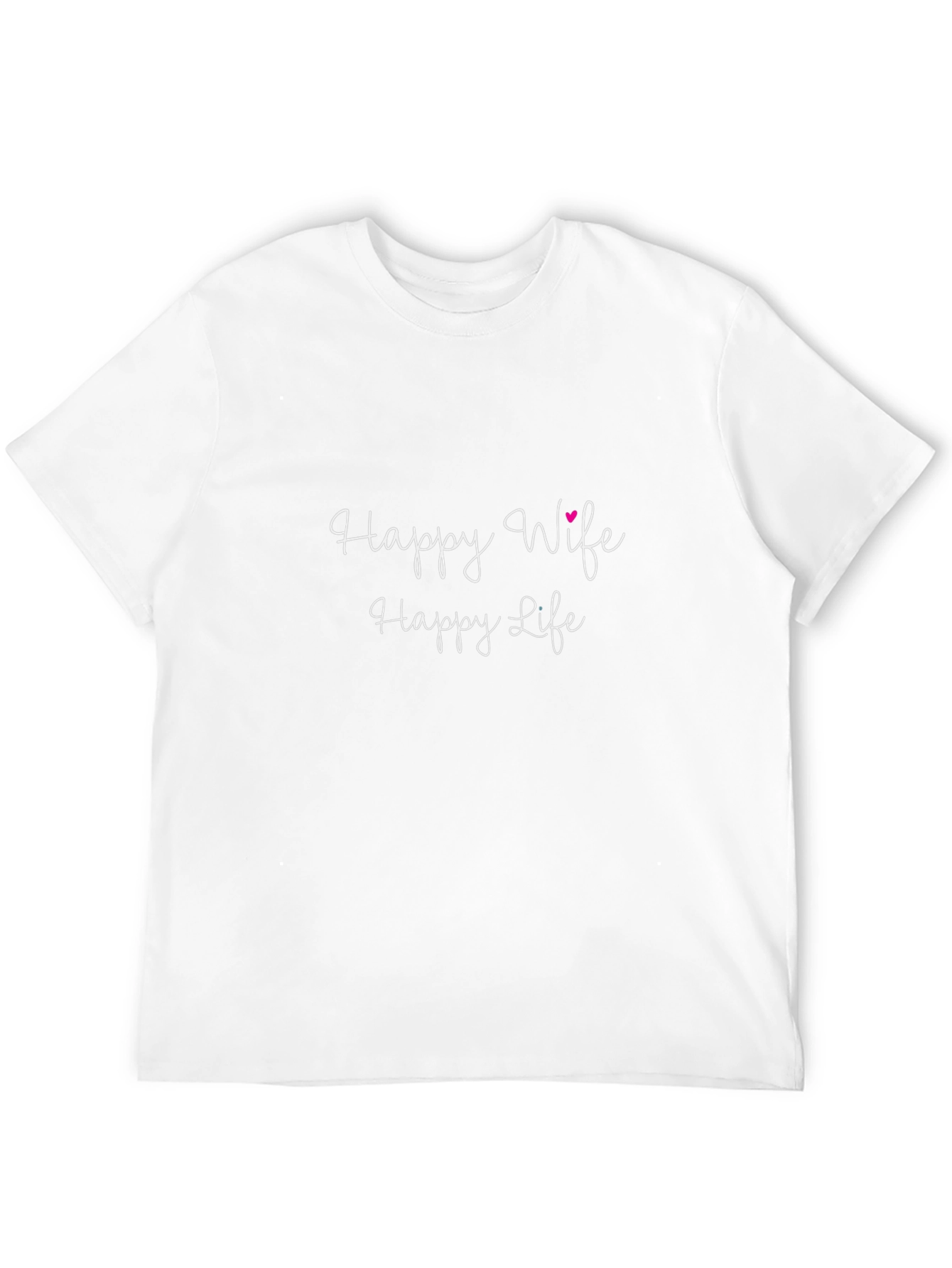 Happy Wife Happy Life Black Graphic Tee