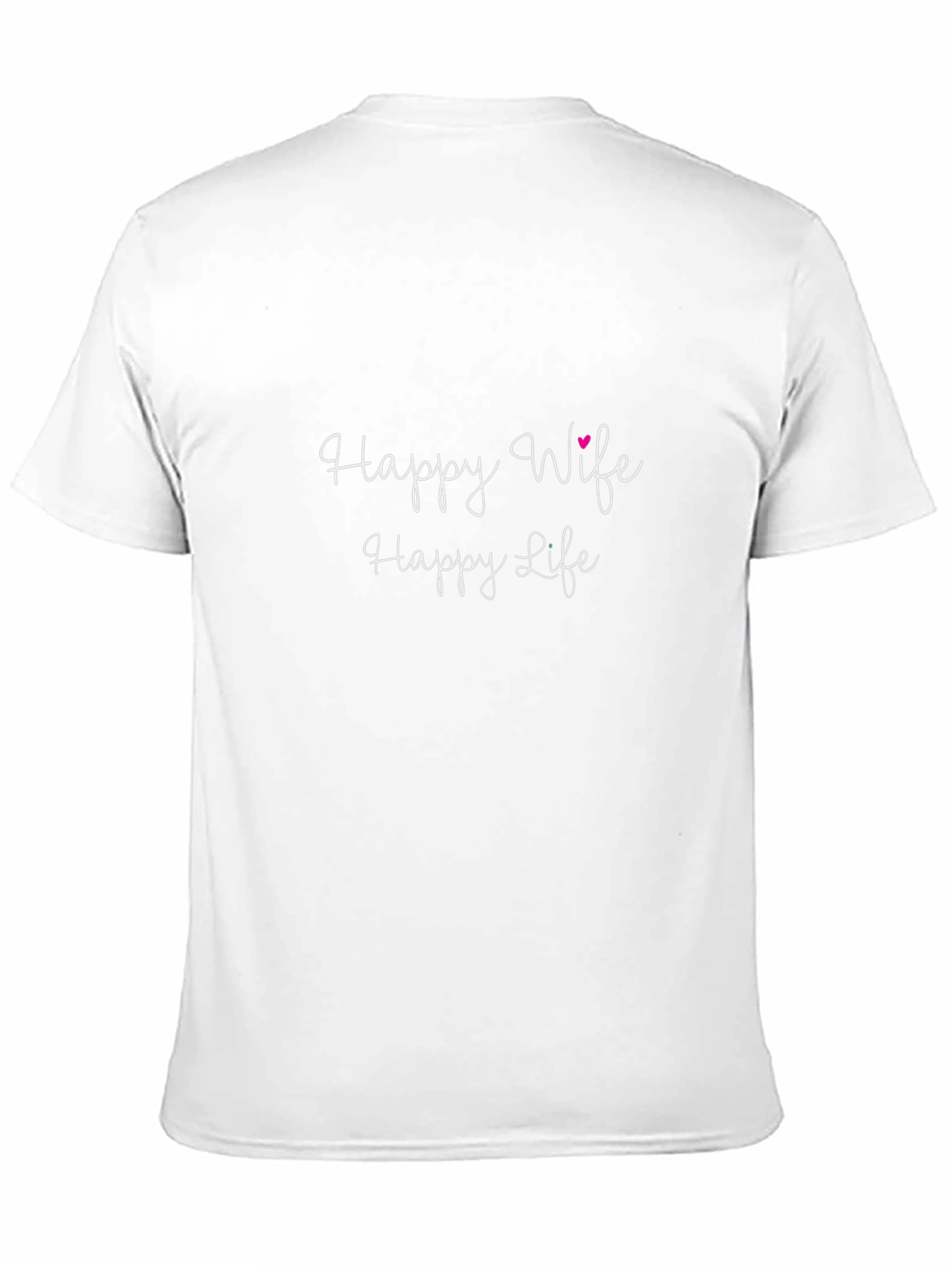 Happy Wife Happy Life Black Graphic Tee