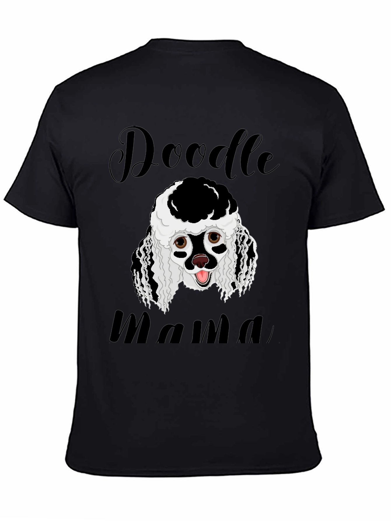 Doodle Mama Black T-Shirt Dog Lover Tee
