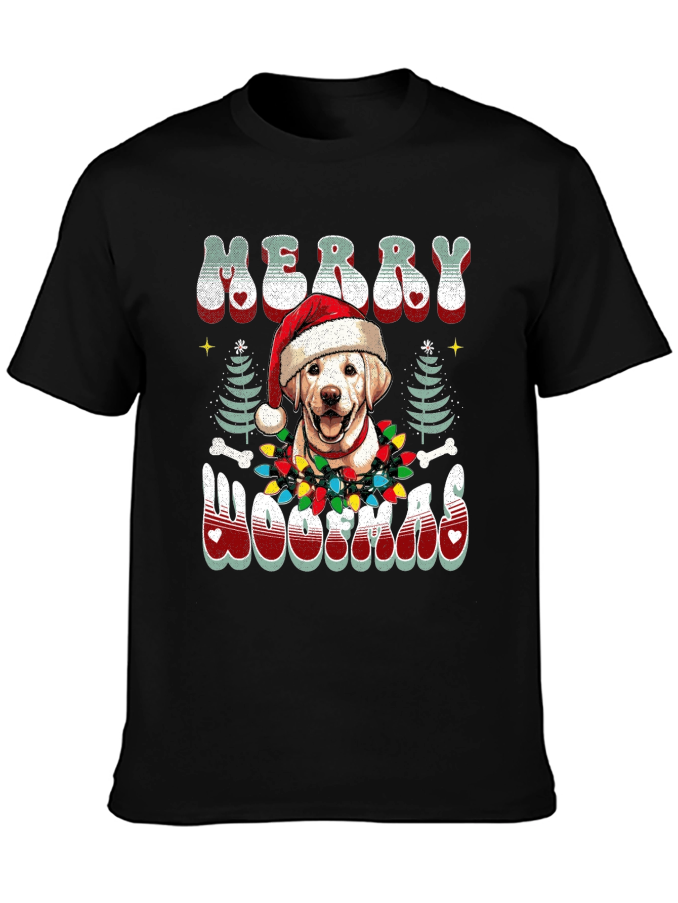 Merry Woofmas Dog Christmas T-Shirt