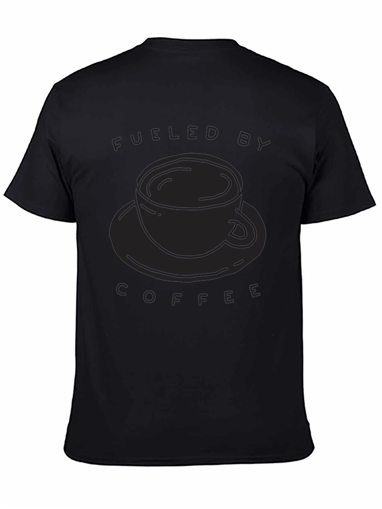 Fueled By Coffee T-Shirt - Black
