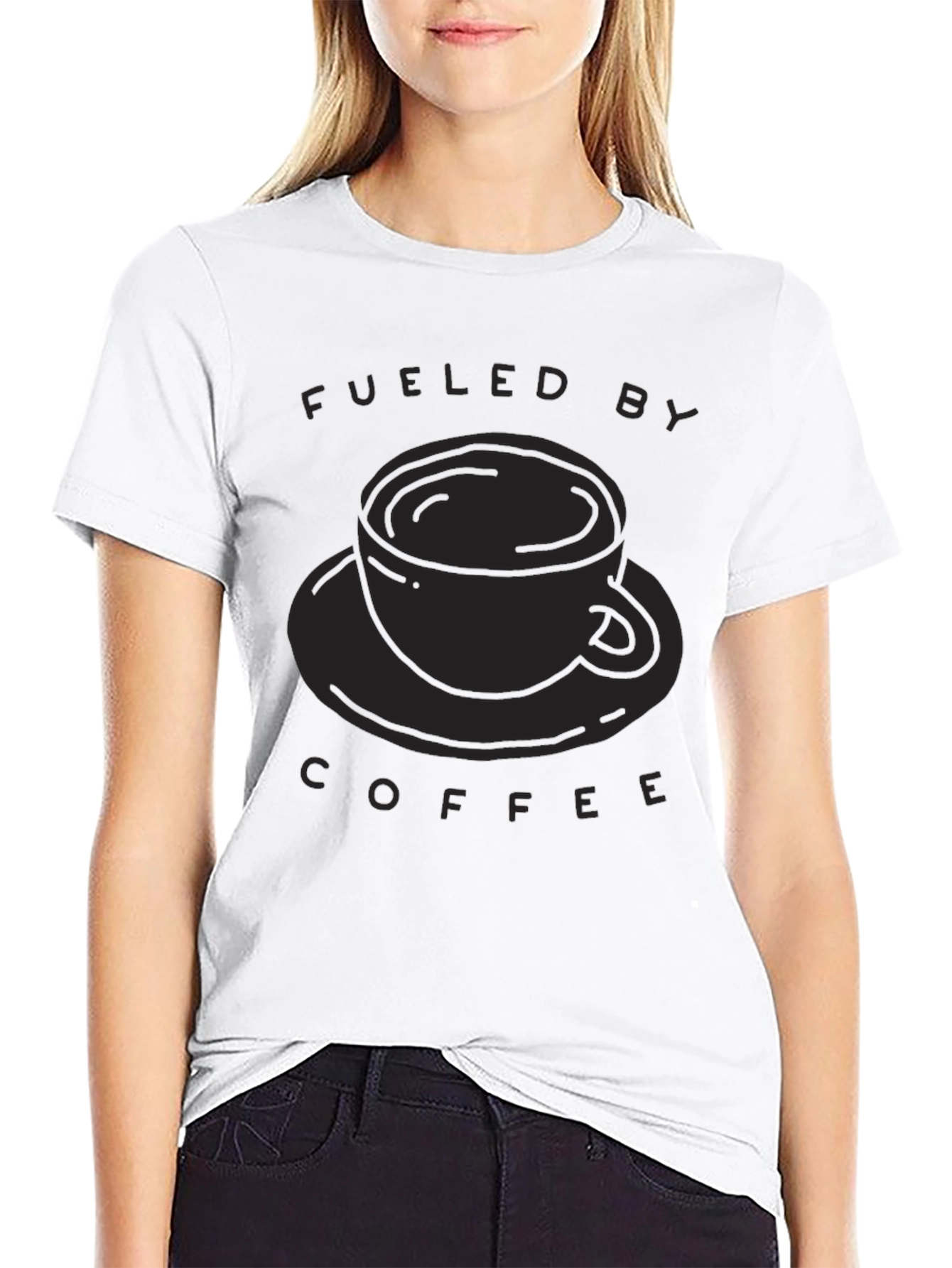 Fueled By Coffee T-Shirt - Black