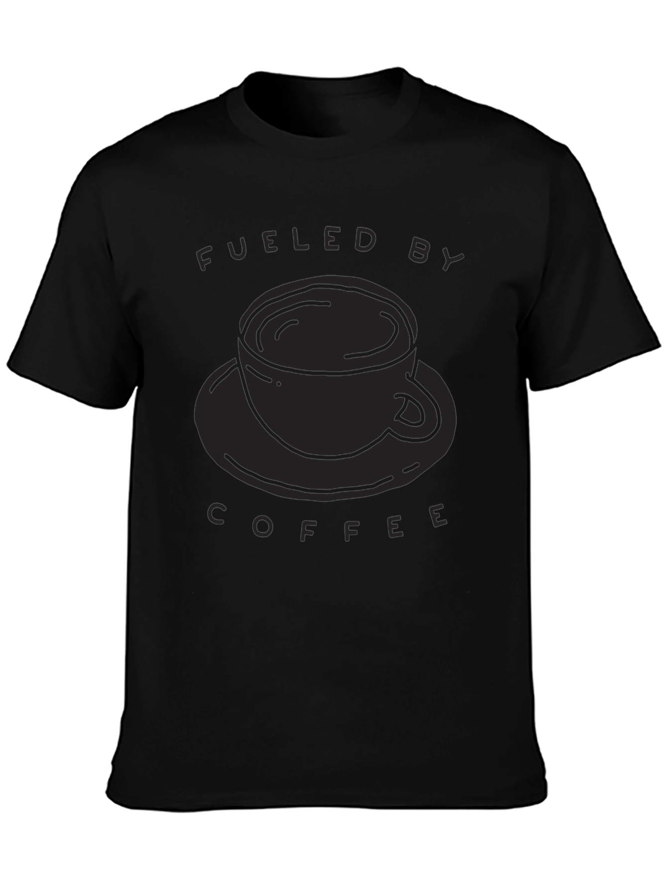 Fueled By Coffee T-Shirt - Black