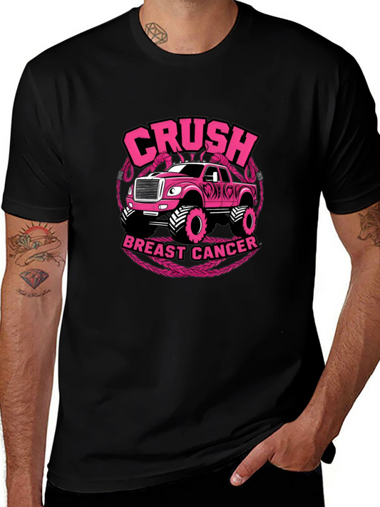 Crush Breast Cancer Truck T-Shirt