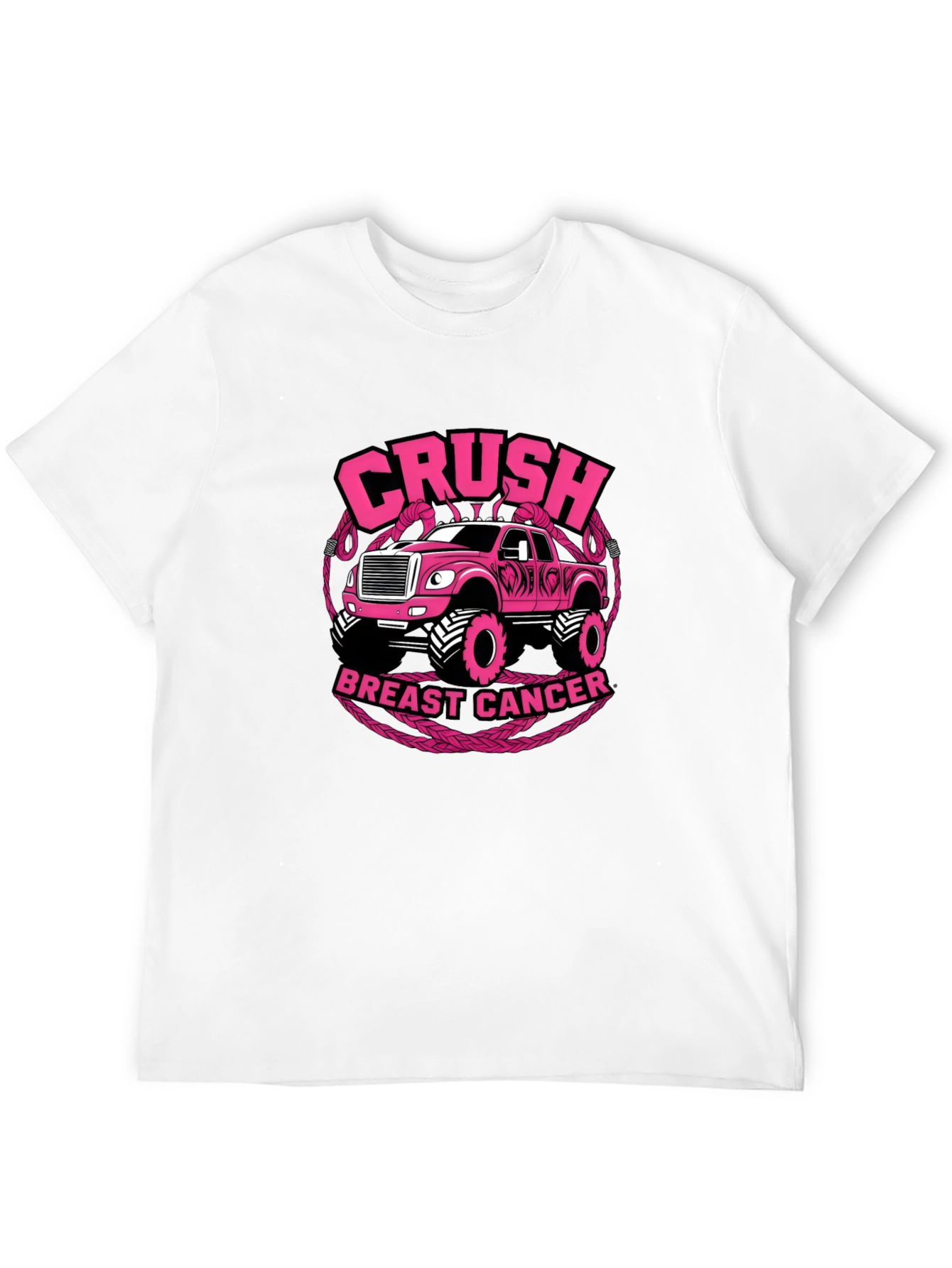 Crush Breast Cancer Truck T-Shirt