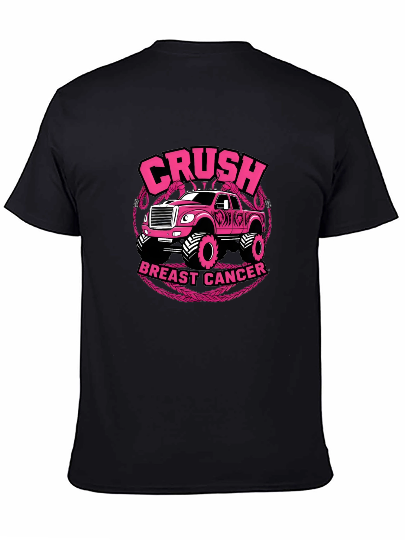 Crush Breast Cancer Truck T-Shirt