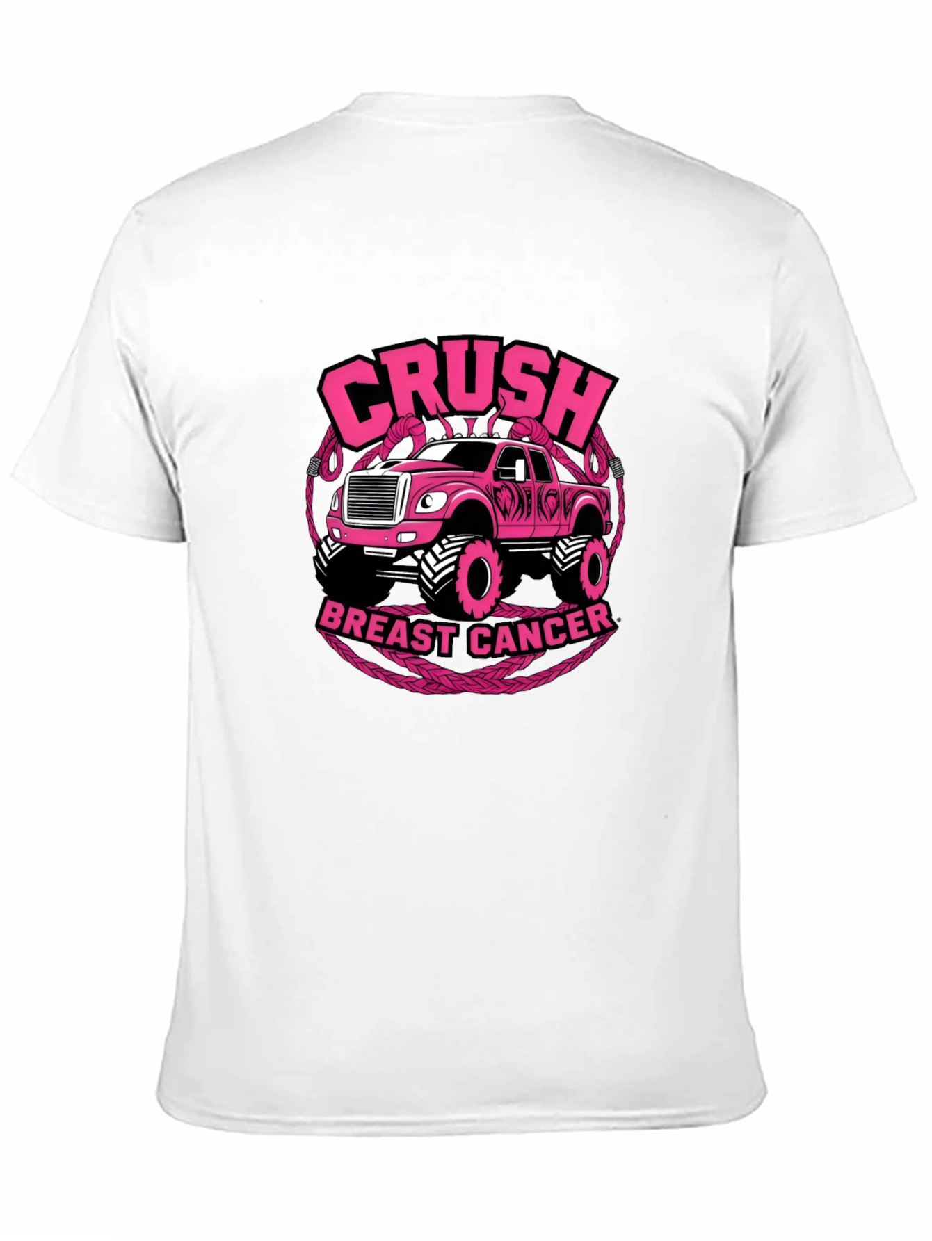 Crush Breast Cancer Truck T-Shirt