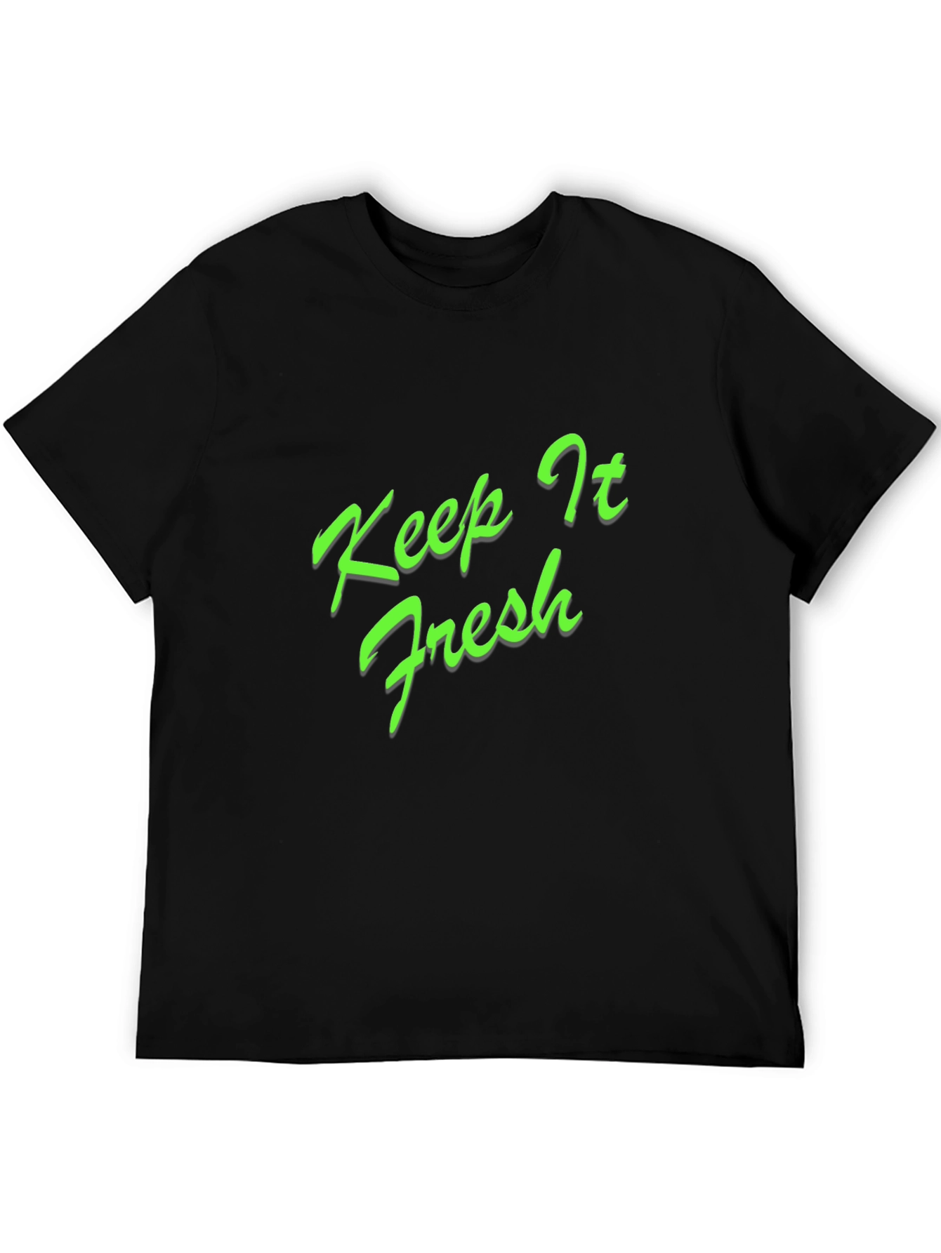 Keep It Fresh Black Graphic Tee