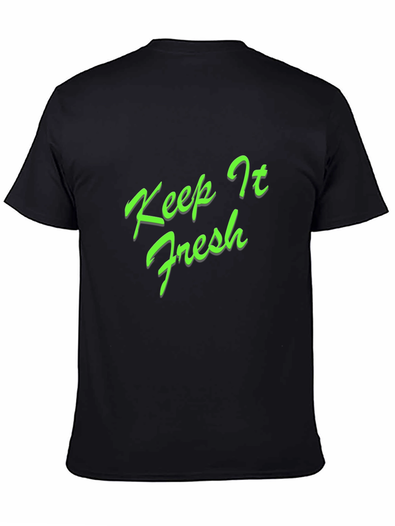 Keep It Fresh Black Graphic Tee