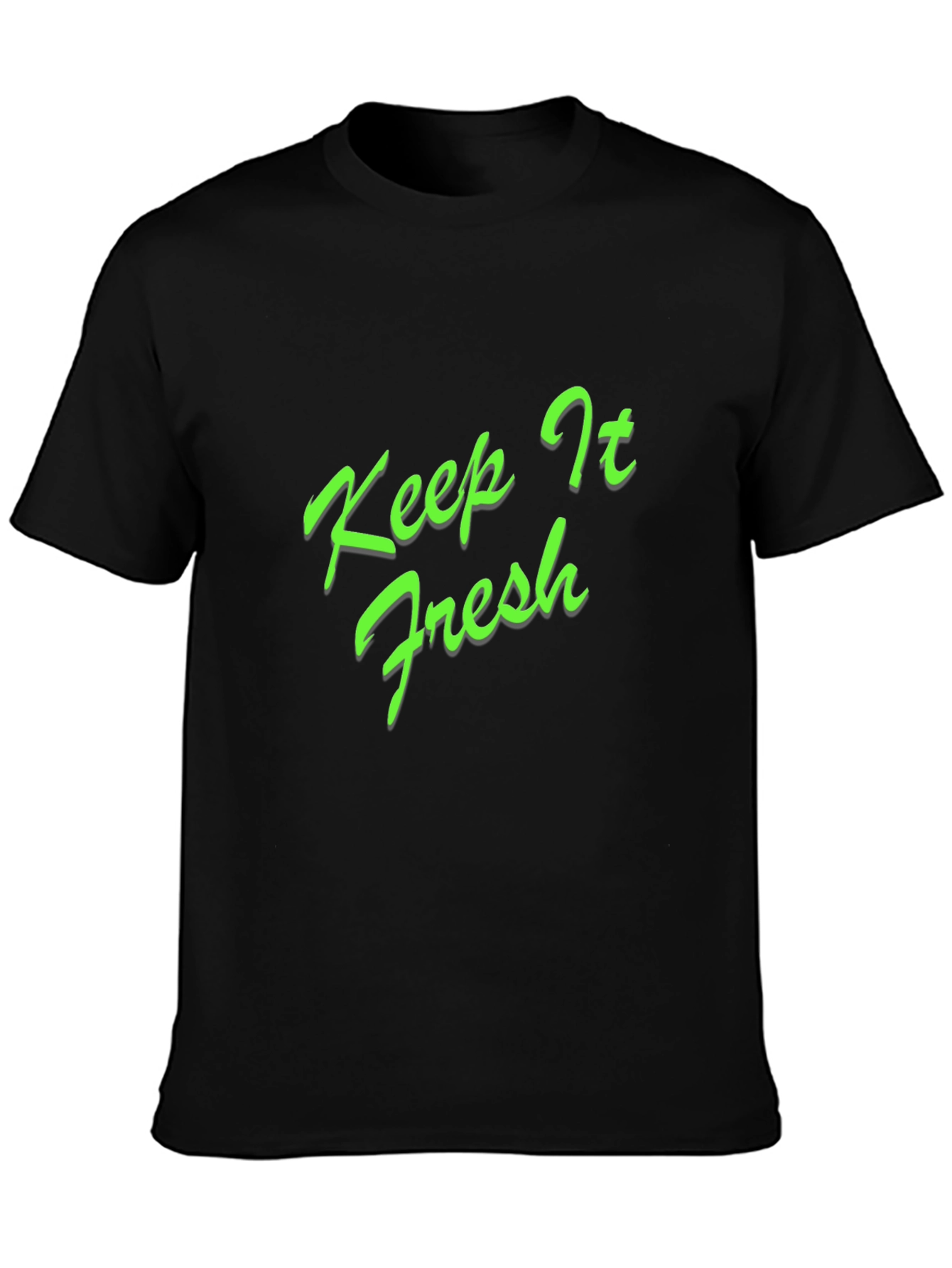 Keep It Fresh Black Graphic Tee