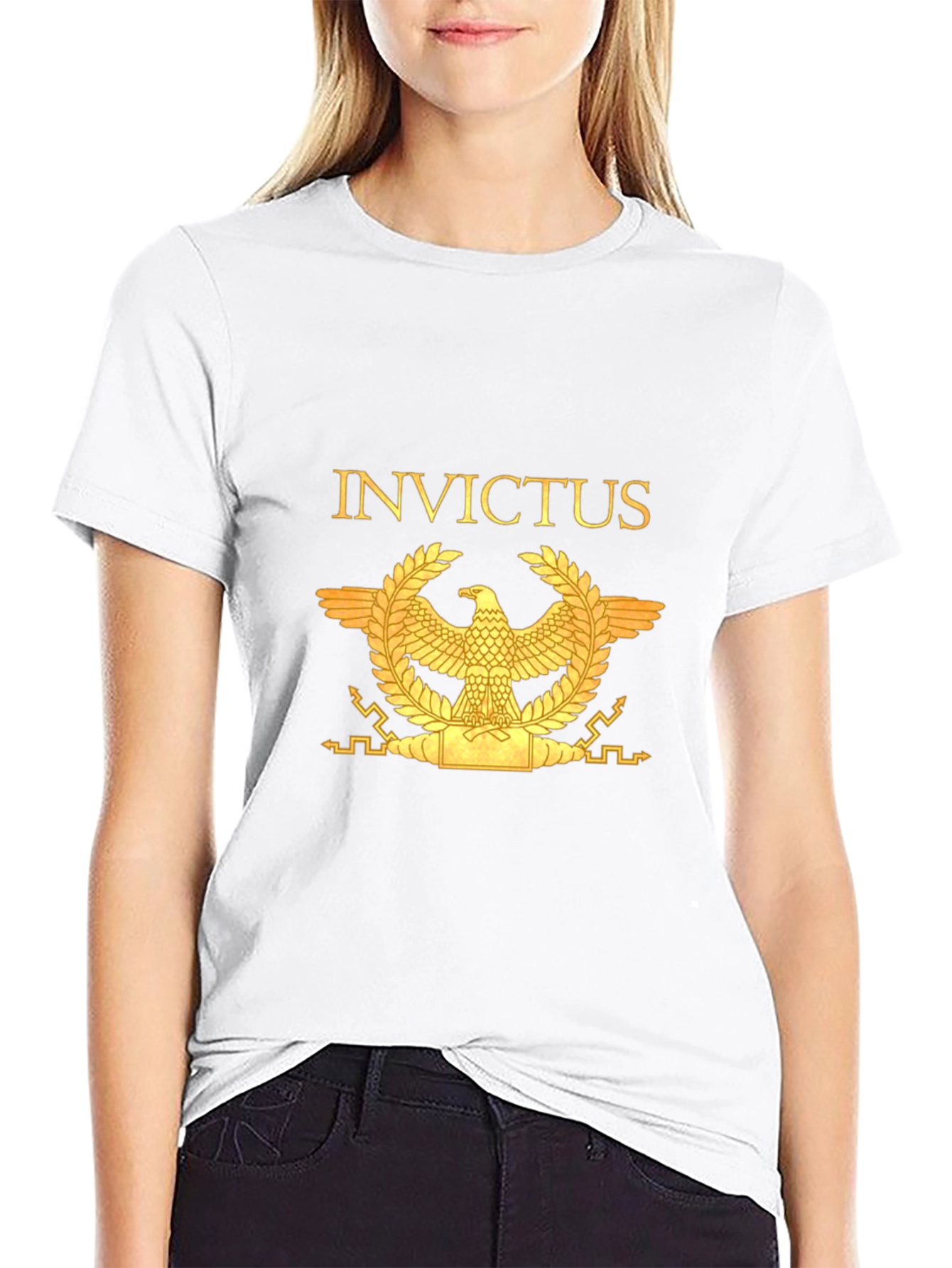 Invictus Eagle Graphic T-Shirt - Black