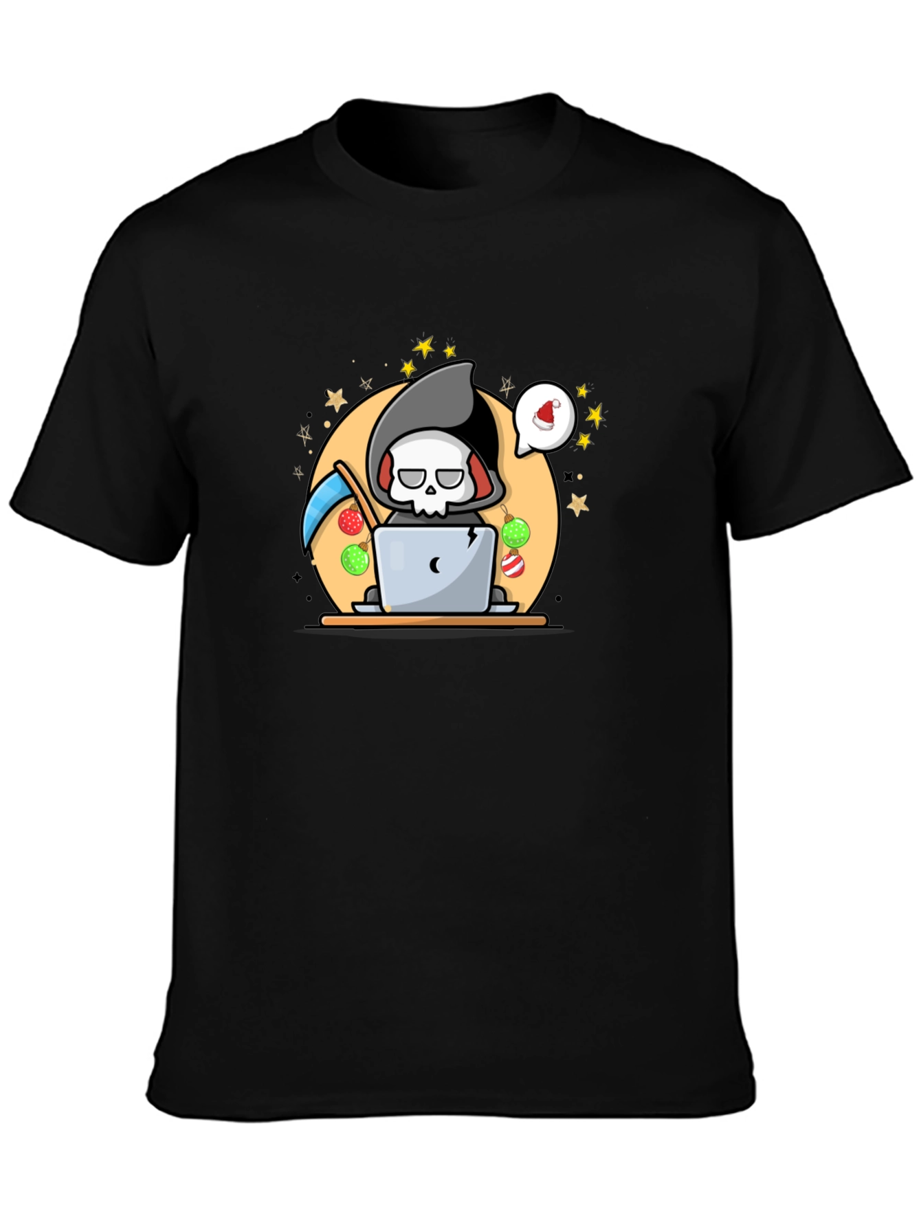 Grim Reaper Christmas T-Shirt