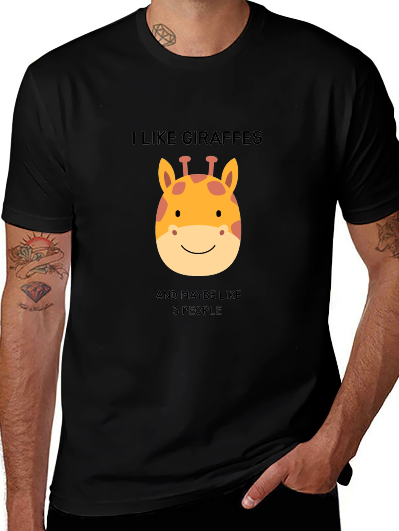 I Like Giraffes T-Shirt - Funny Animal Lover Tee
