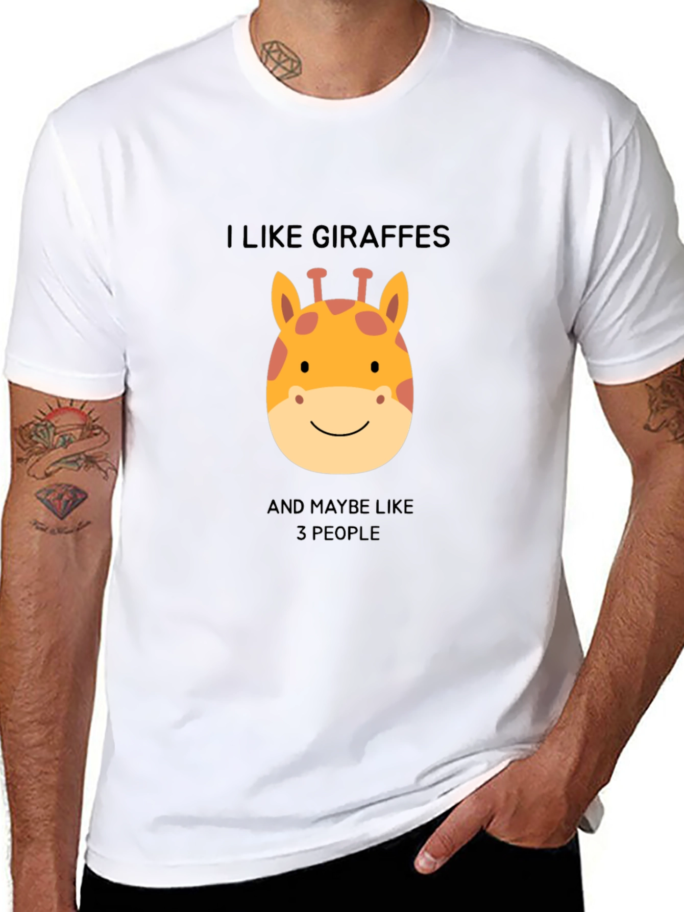I Like Giraffes T-Shirt - Funny Animal Lover Tee