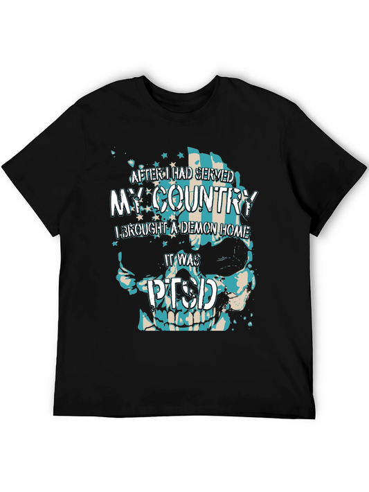 Patriotic PTSD Awareness T-Shirt