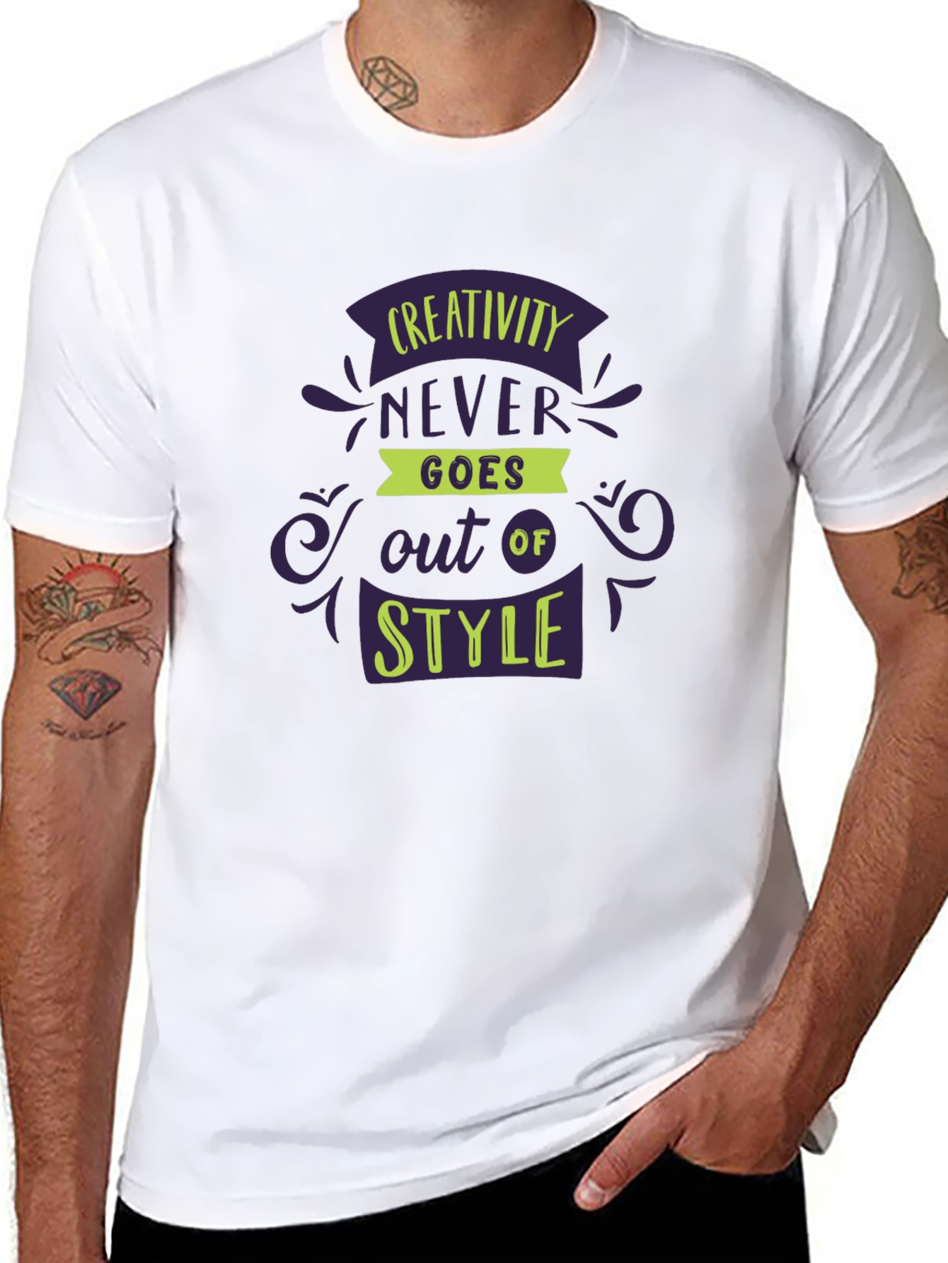 Creative Style Graphic T-Shirt