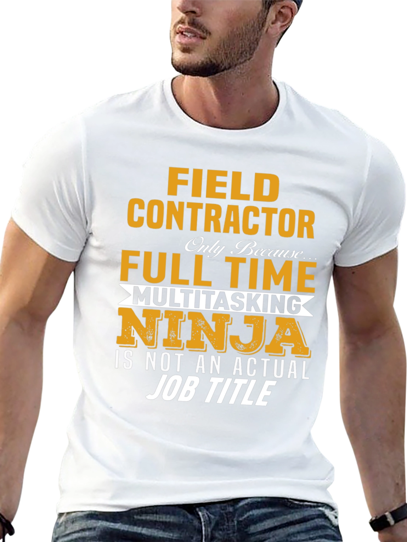 Field Contractor Full Time Ninja T-Shirt
