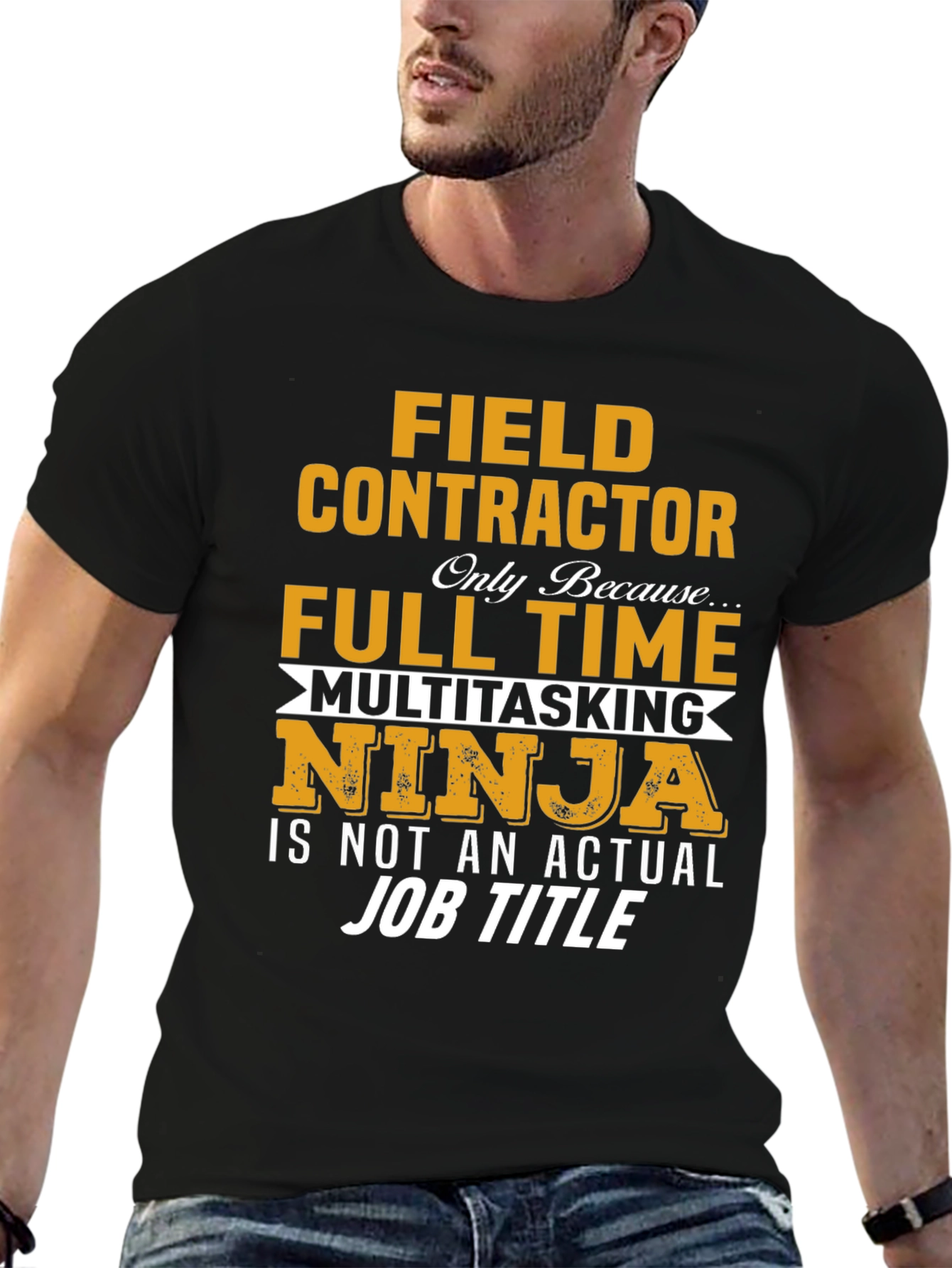 Field Contractor Full Time Ninja T-Shirt
