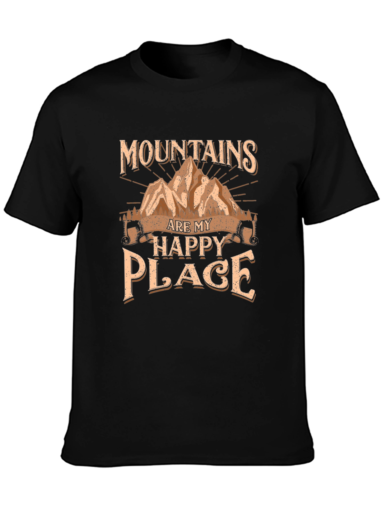 Mountains are My Happy Place Graphic Tee