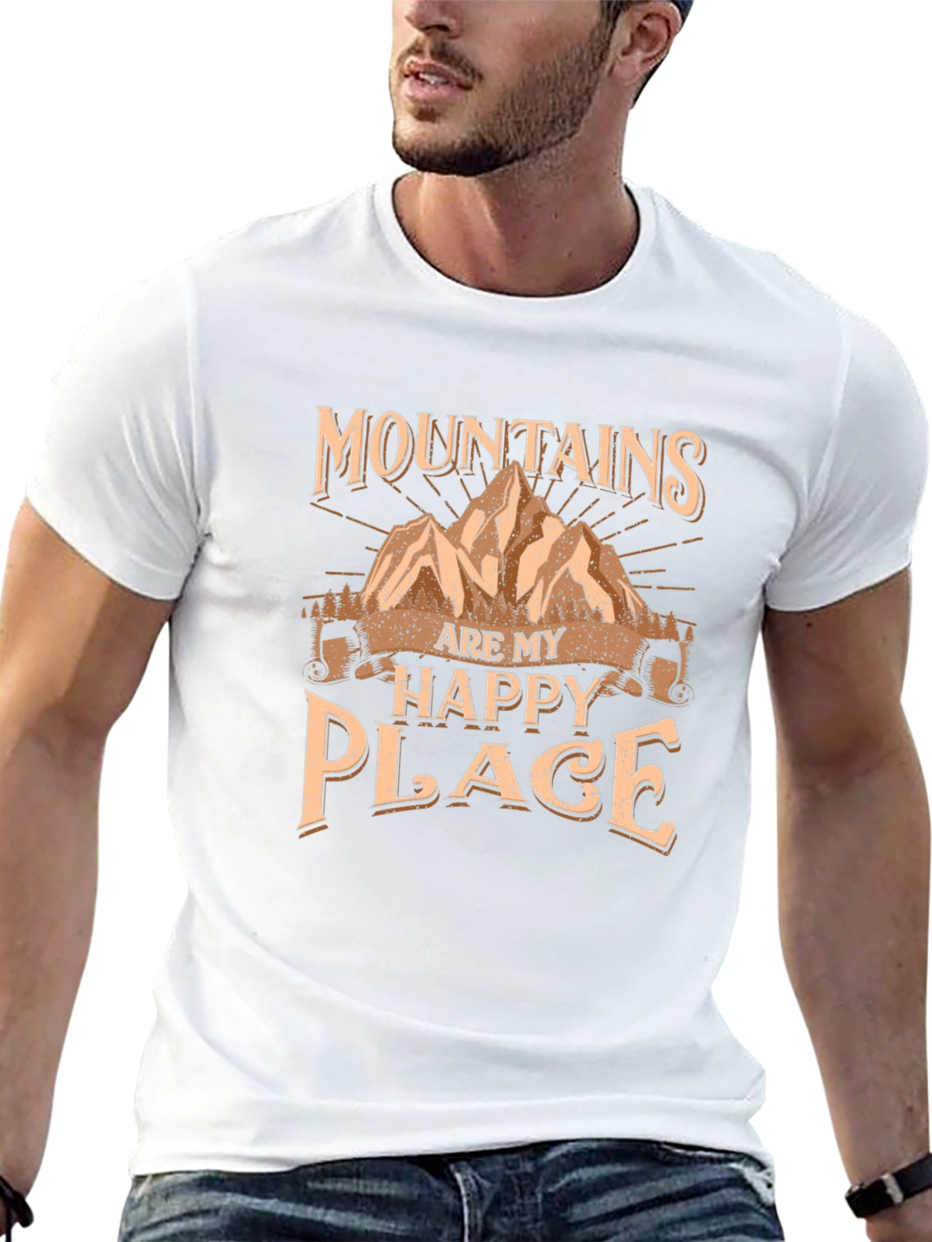 Mountains are My Happy Place Graphic Tee