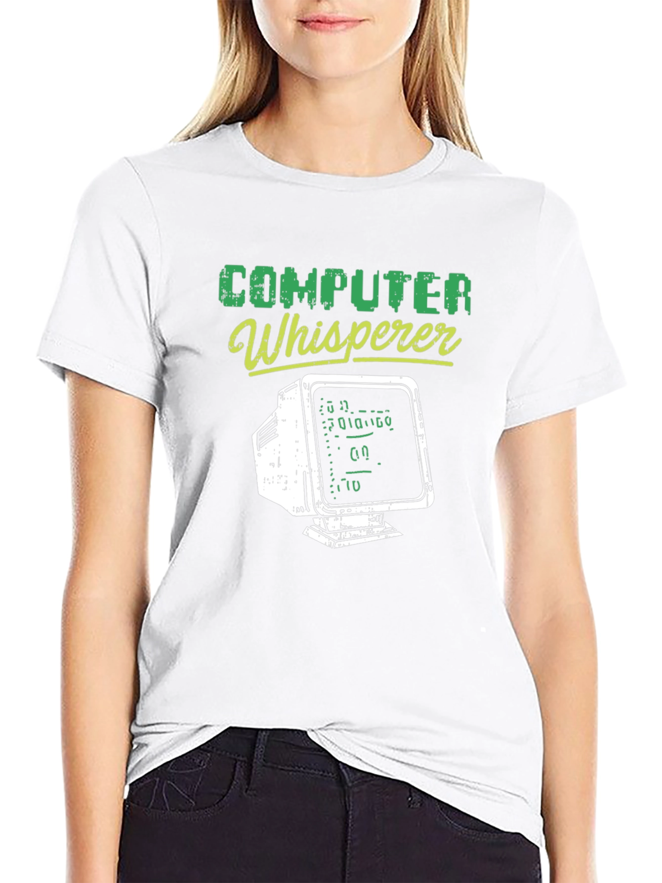 Computer Whisperer Graphic Tee - Techie Humor