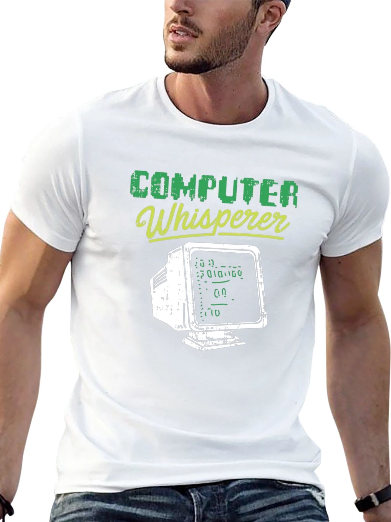 Computer Whisperer Graphic Tee - Techie Humor