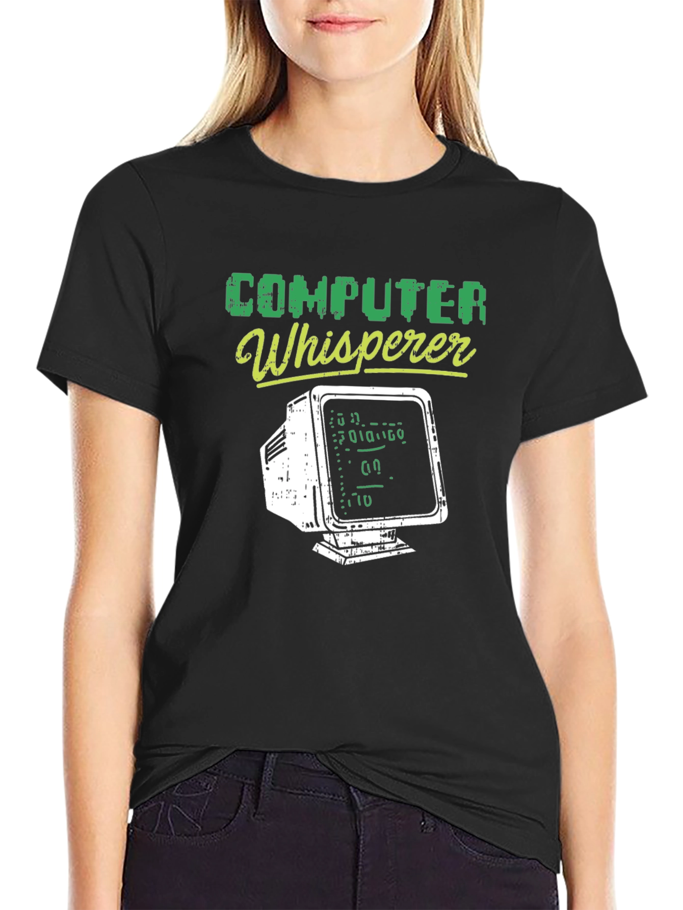 Computer Whisperer Graphic Tee - Techie Humor