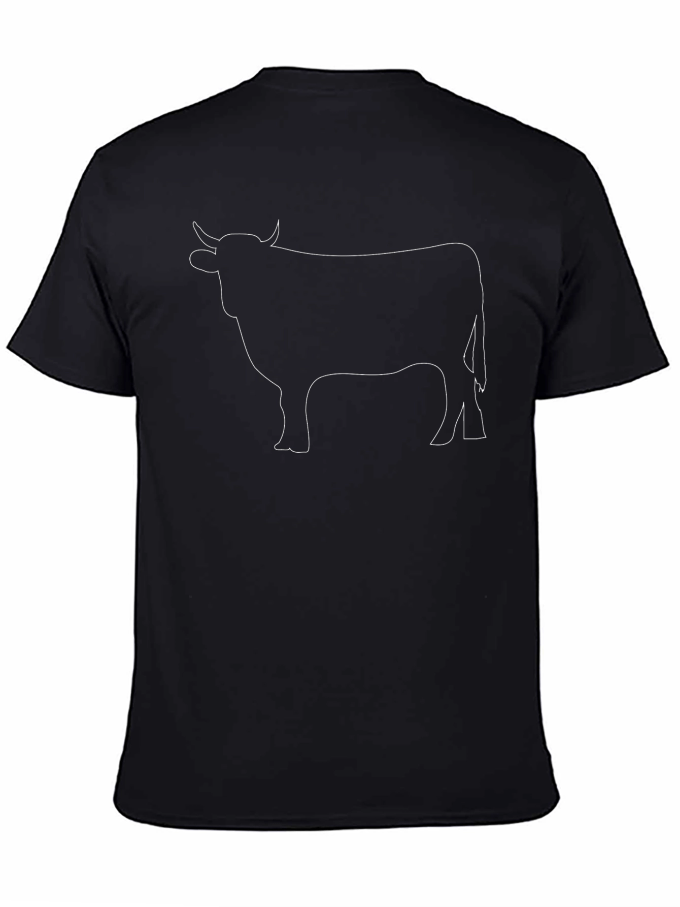 Black Bull Outline T-Shirt